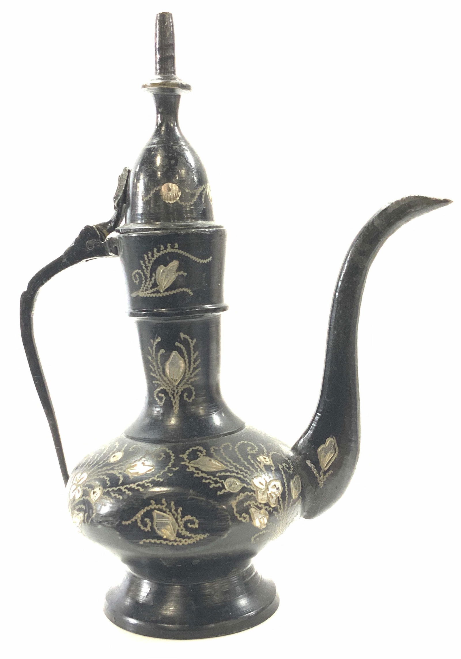 Miniature Metal Turkish Teapot (1 of 6)
