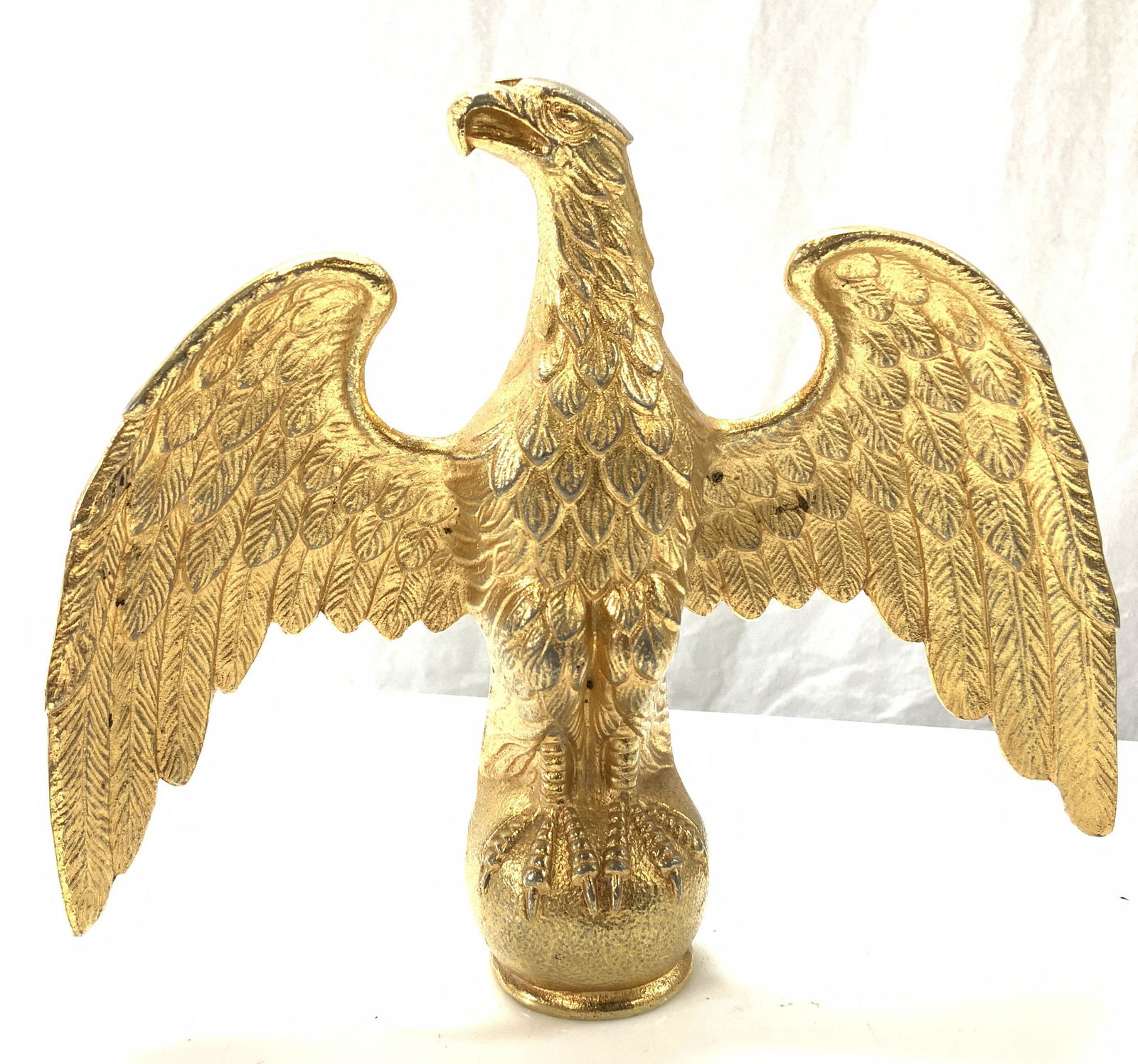 Cast Gold Toned Metal American Eagle Figural (1 of 7)