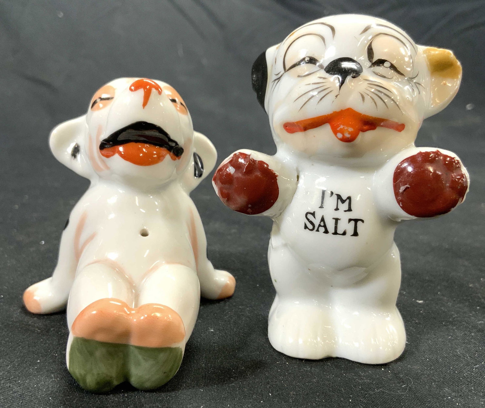 Lot 2 Vintage Porcelain Dog Figures (1 of 6)