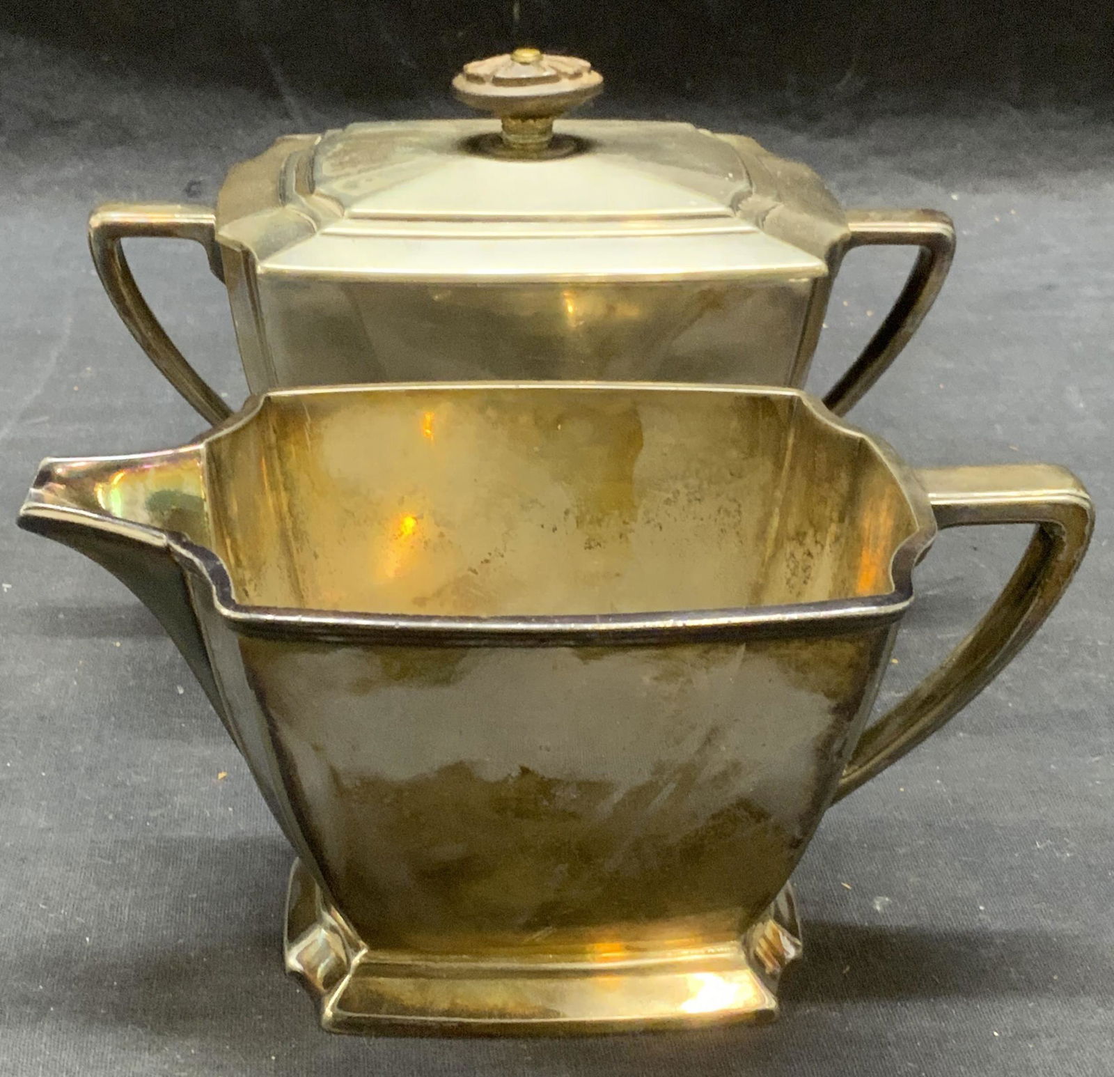 Set 2 ROGERS BROS Legacy Silver Pl Sugar & Creamer (1 of 15)