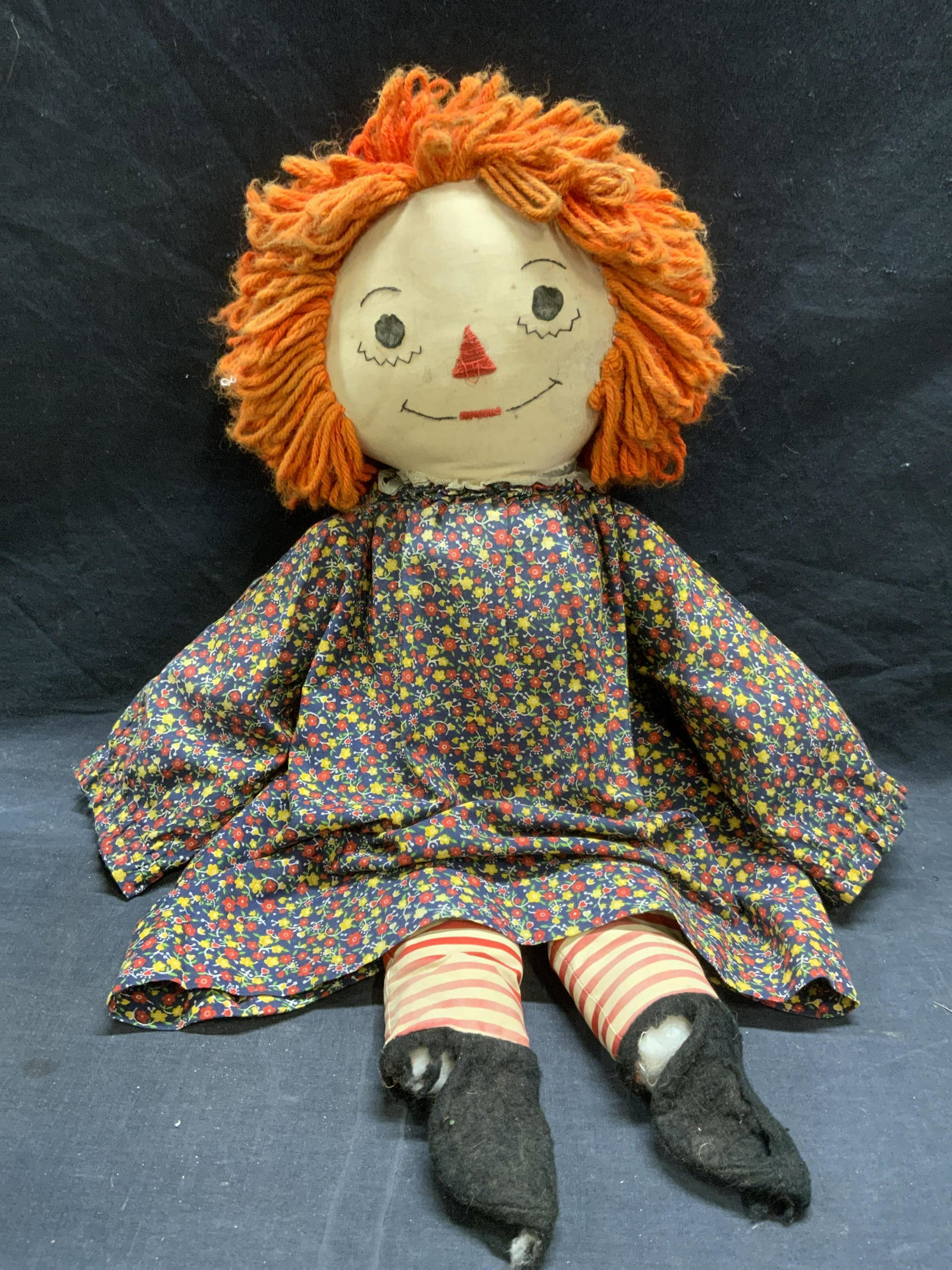 Vintage XL Raggedy Ann Doll 25 In Long (1 of 6)