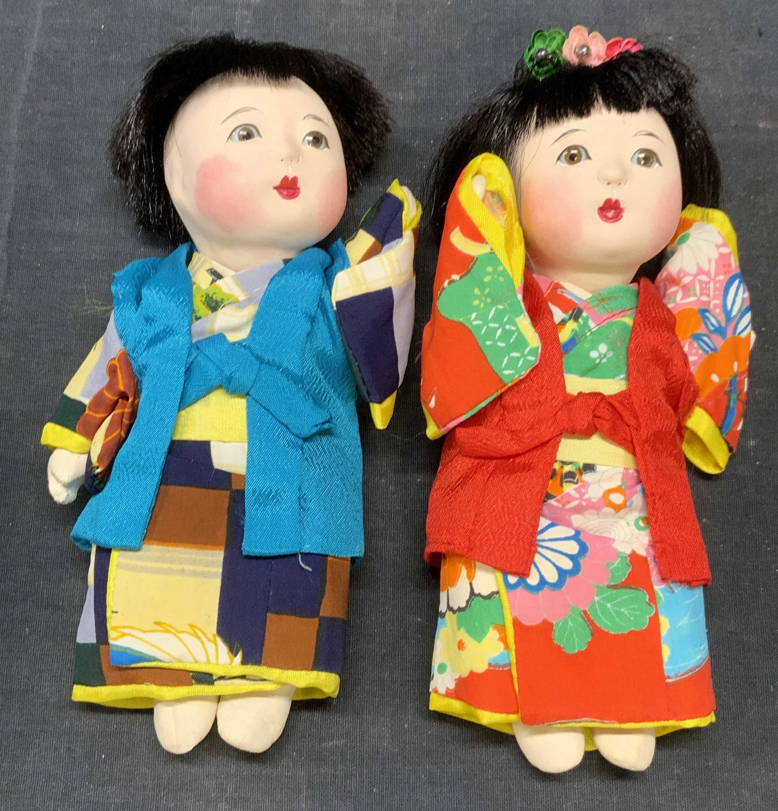 Lot 2 Japanese Kimono Costume Dolls (1 of 9)