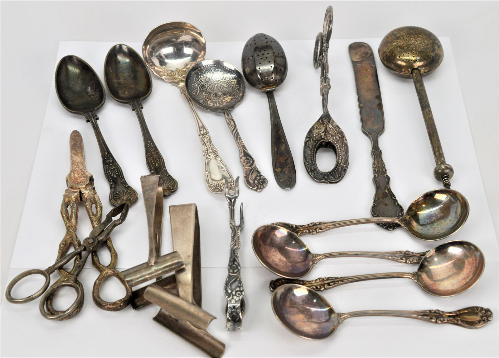 Antique Collection Spoons Tongs Tea Spoons (1 of 10)