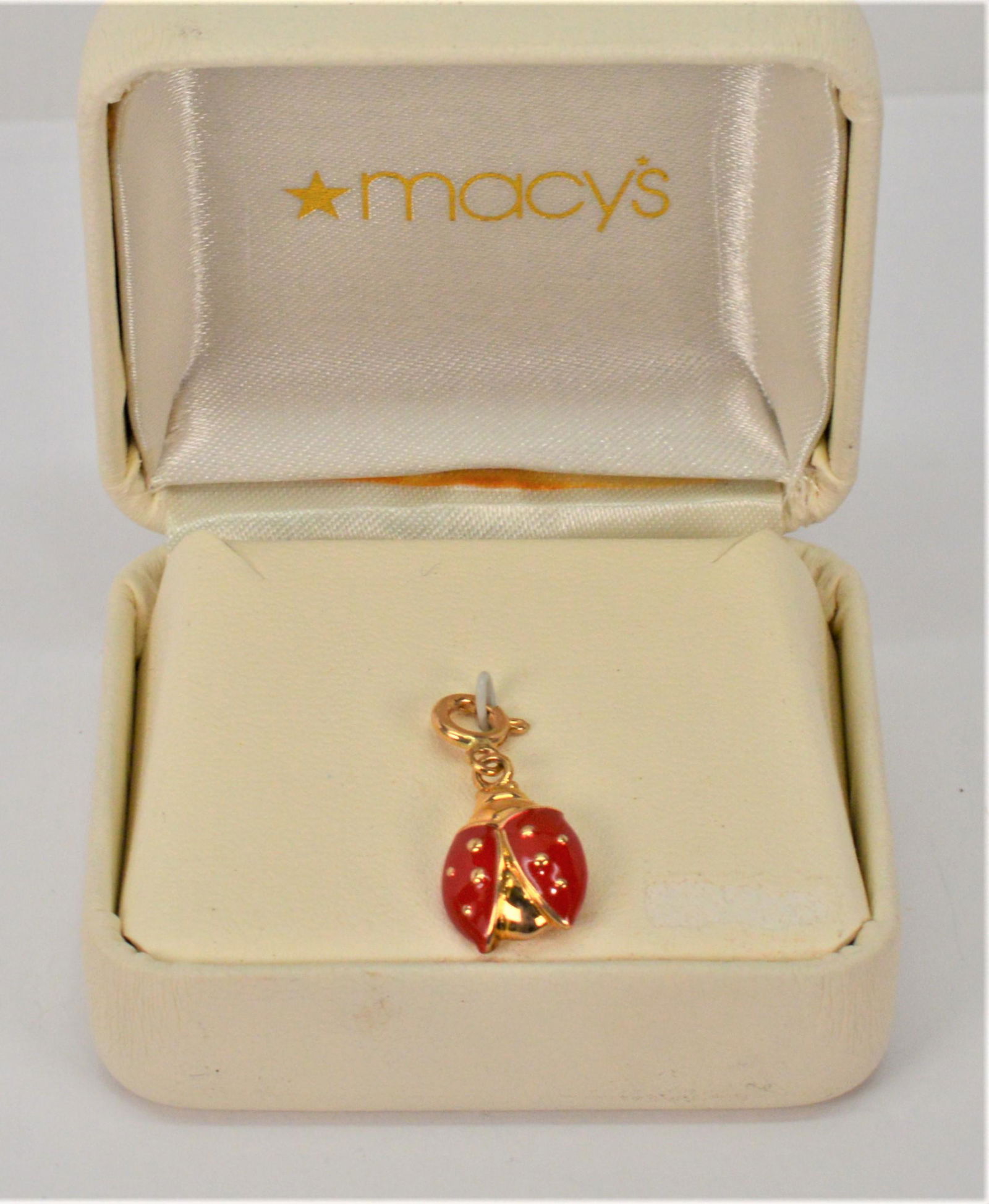 14K Yellow Gold & Enamel Ladybug Charm (1 of 4)