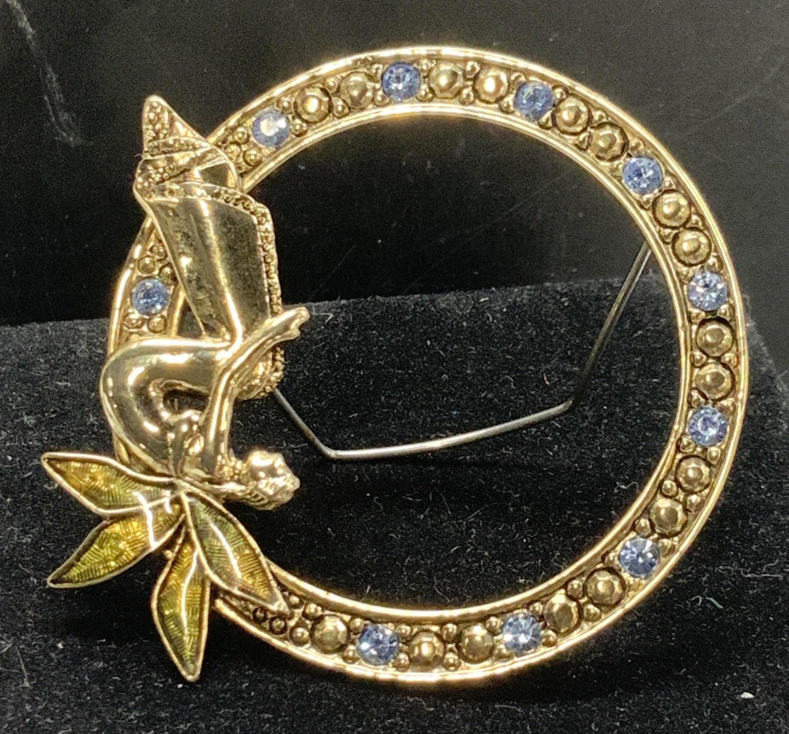 Brass Toned Crystal Mini Frame (1 of 6)