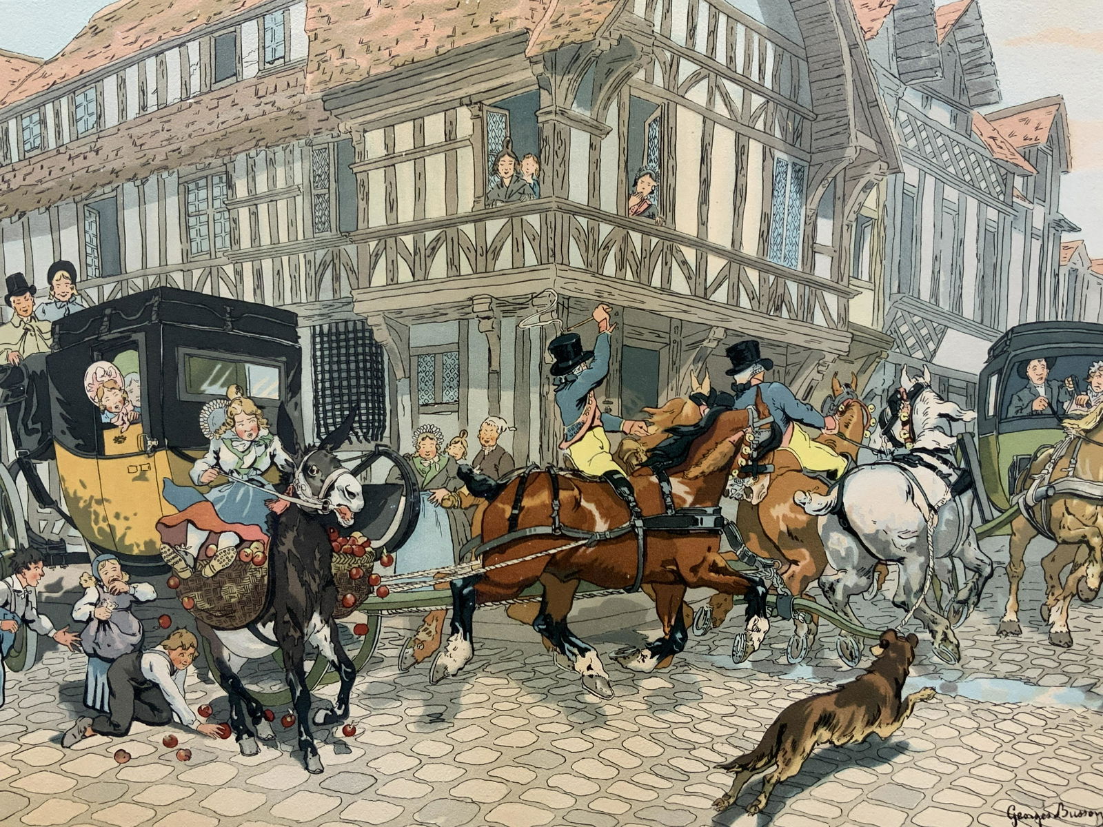 Georges Busson Obstructions Lithograph (1 of 11)