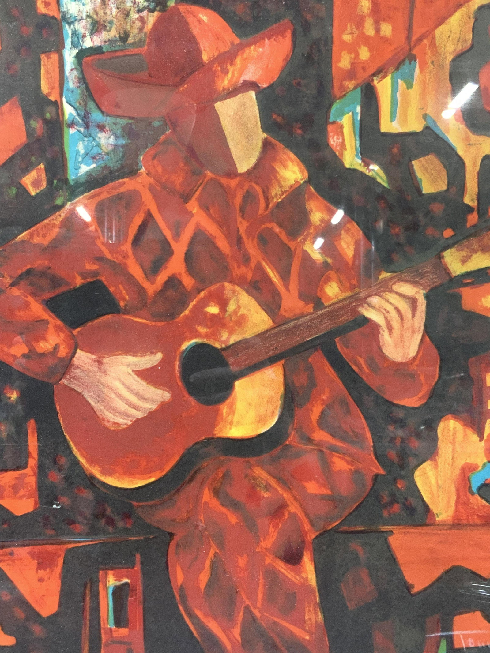 TONY AGOSHNI Signed Guitar Player Silk Screen (1 of 11)