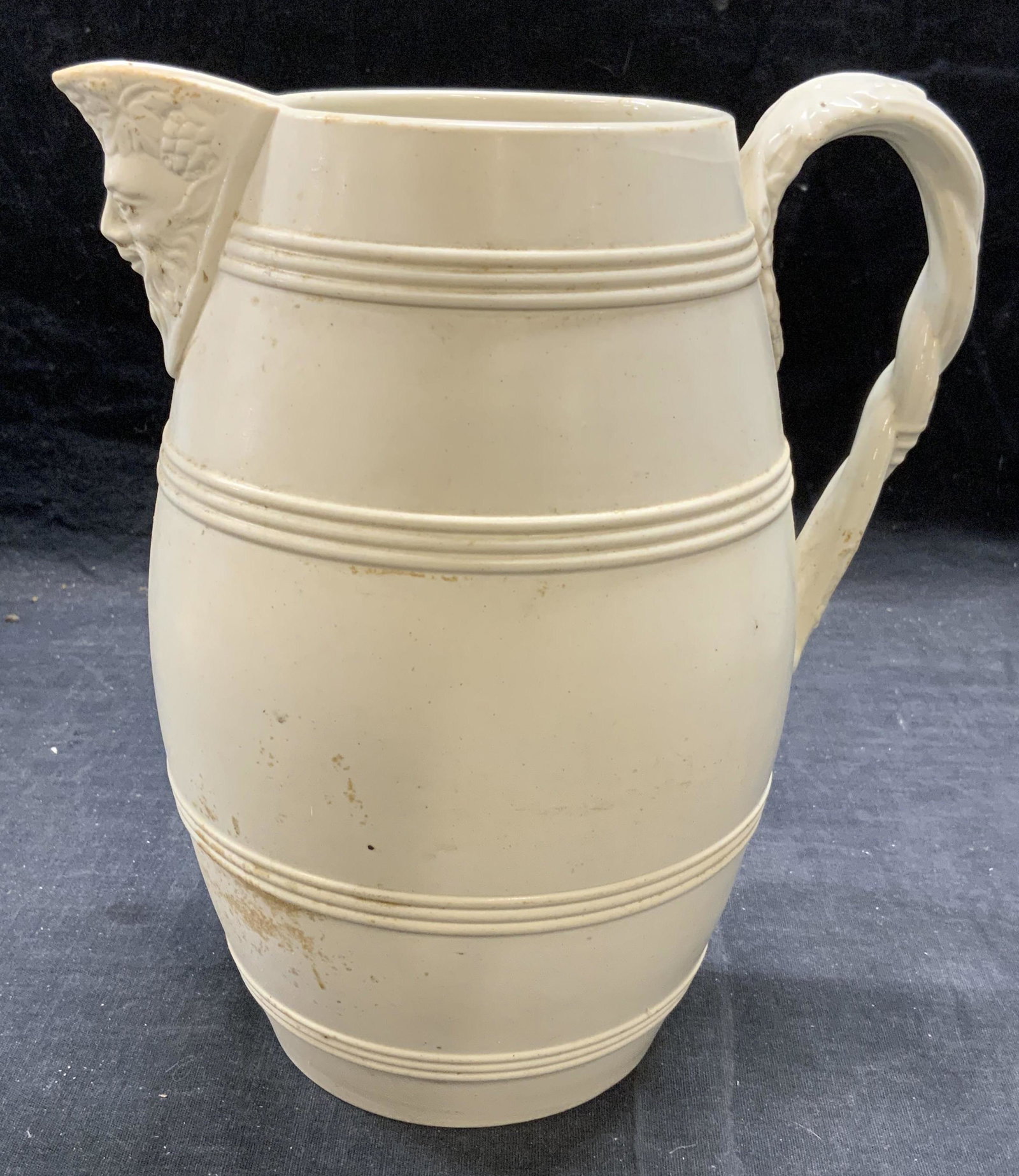 Vintage BURTON Figural Spout Ceramic Pitcher (1 of 9)