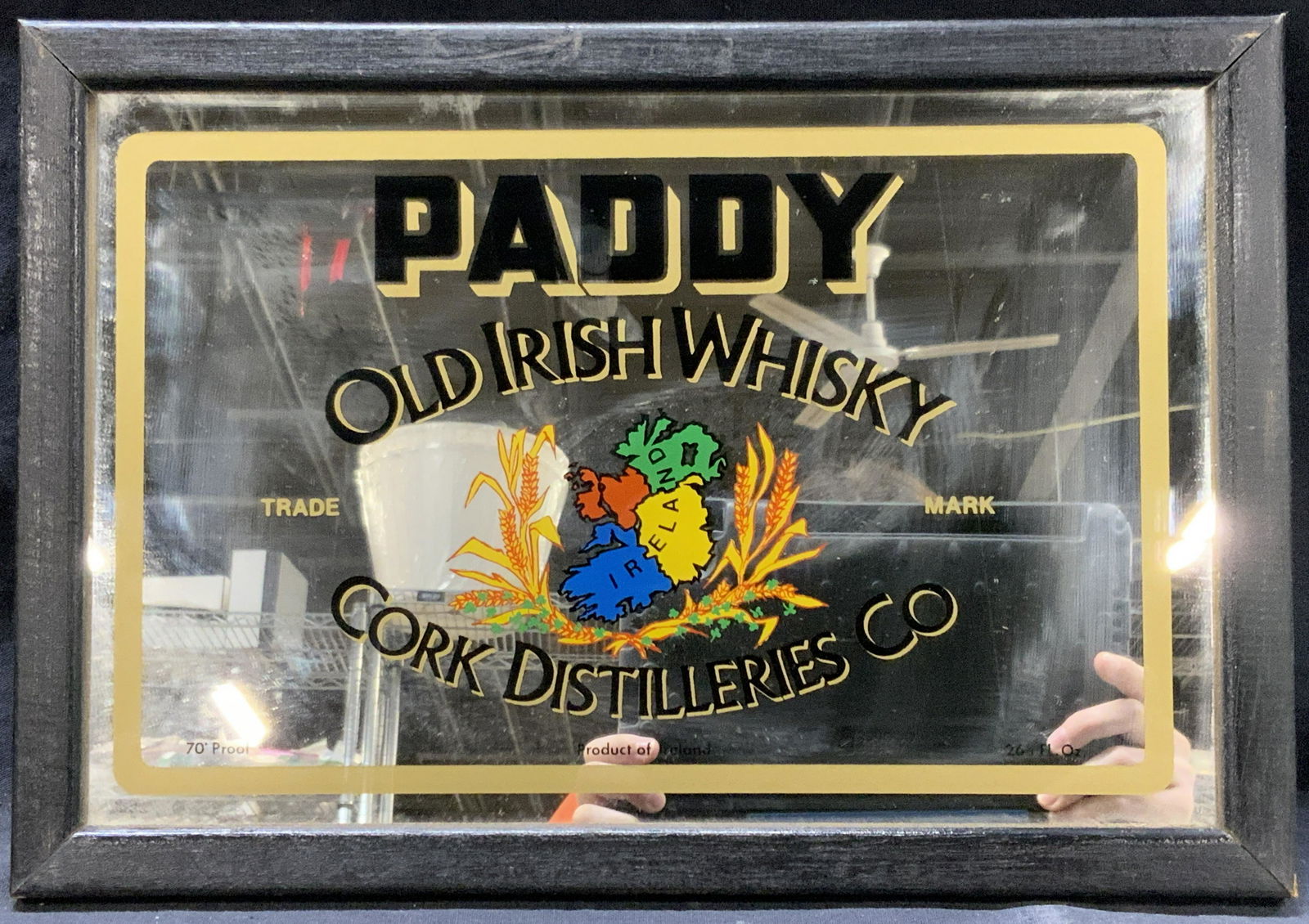 Paddy’s Old Irish Whisky Mirror, Ireland. (1 of 7)