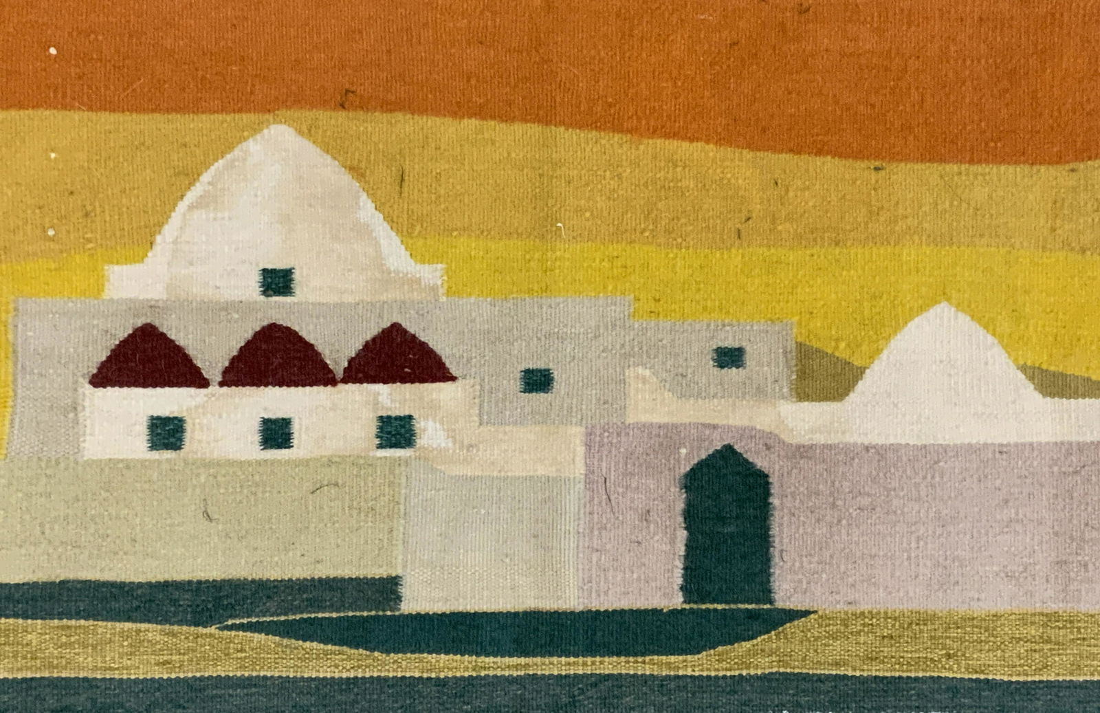 Vintage Hand Hooked Wool Tapestry Rug (1 of 6)