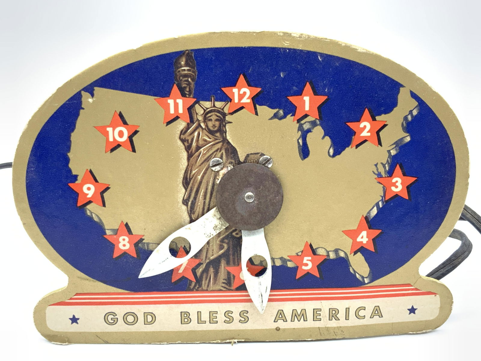 Vintage ACRO Statue Of Liberty Table Clock (1 of 11)