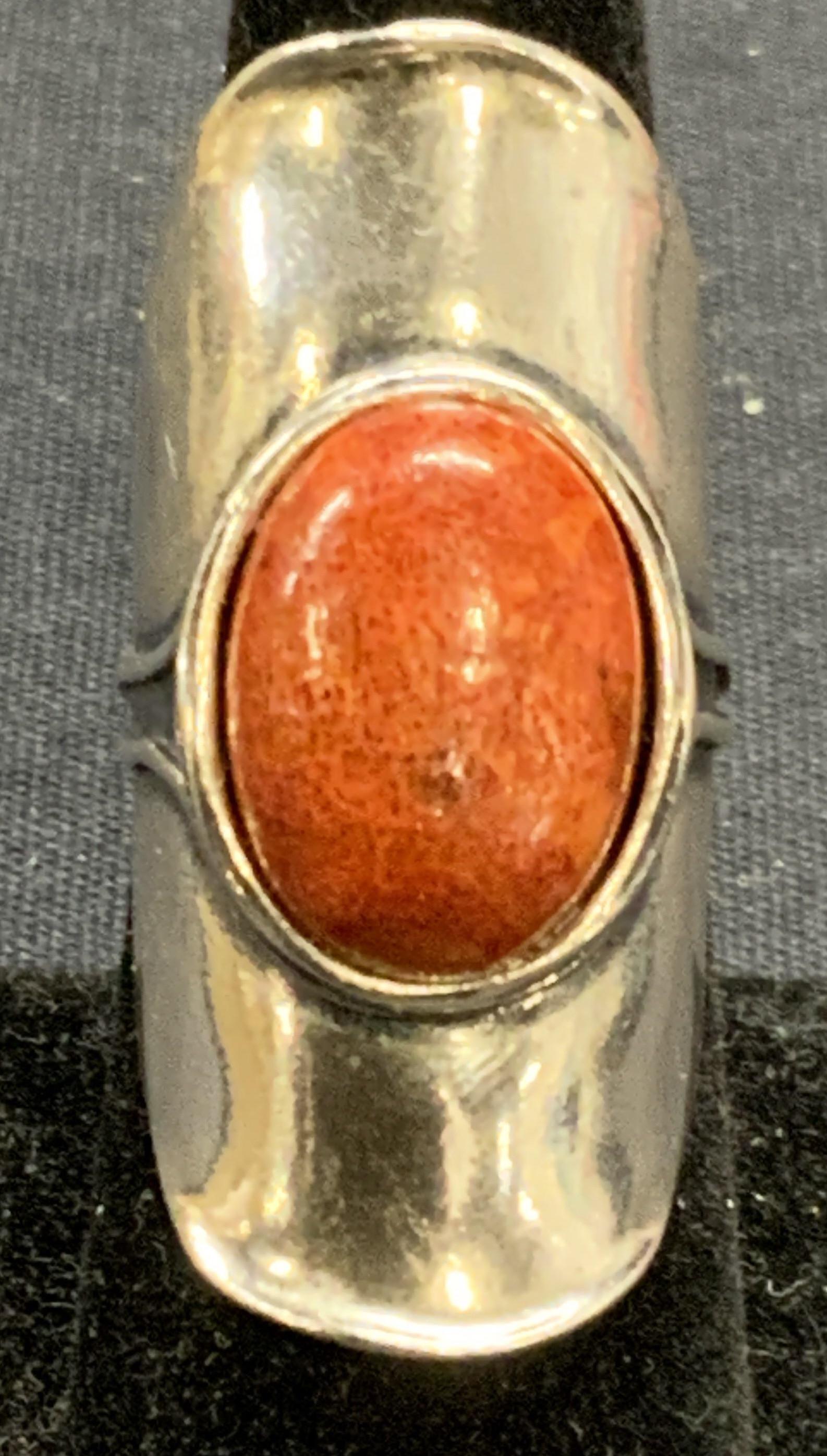 Hallmarked Sterling Silver Cocktail Ring, Israel (1 of 6)