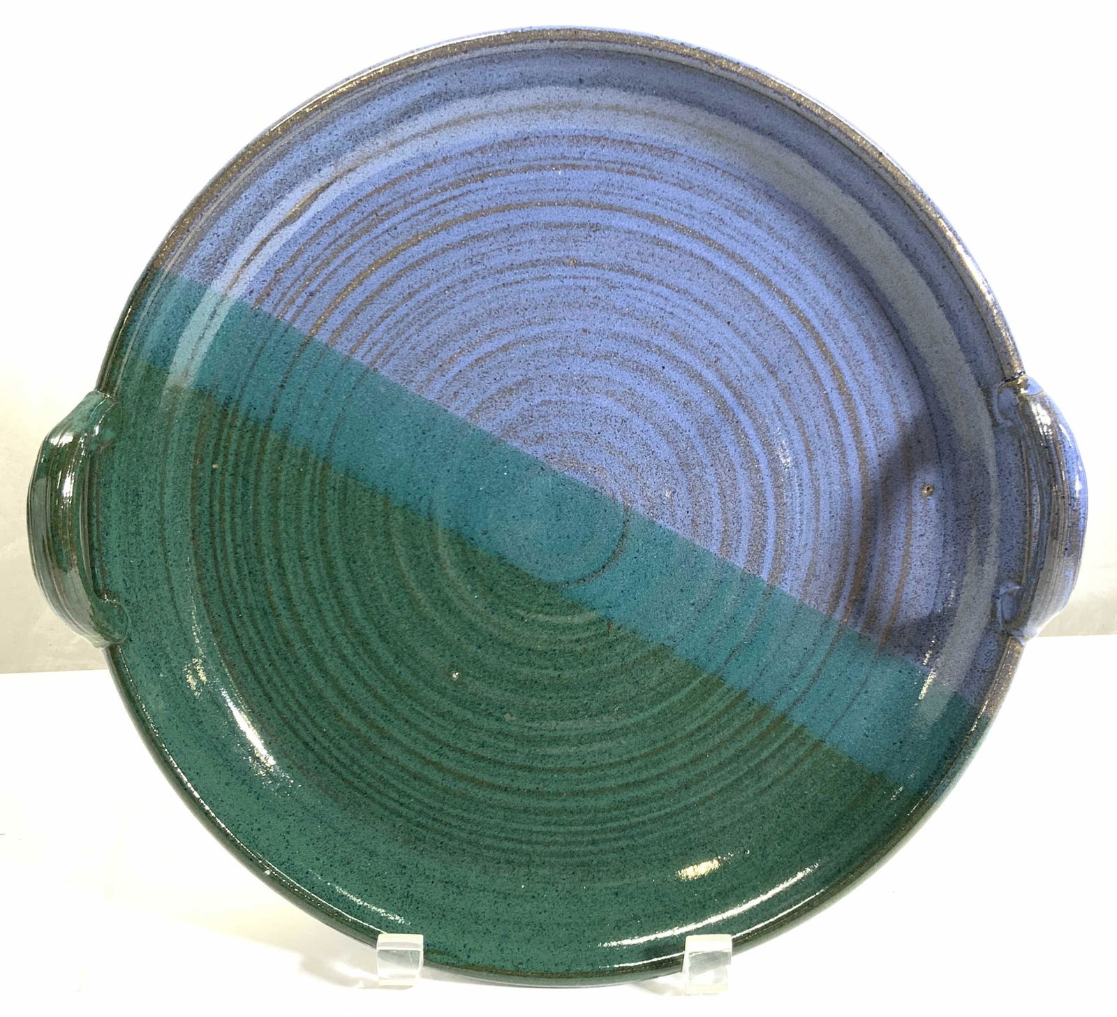 Artisan Stamped Ceramic Potter Platter (1 of 9)