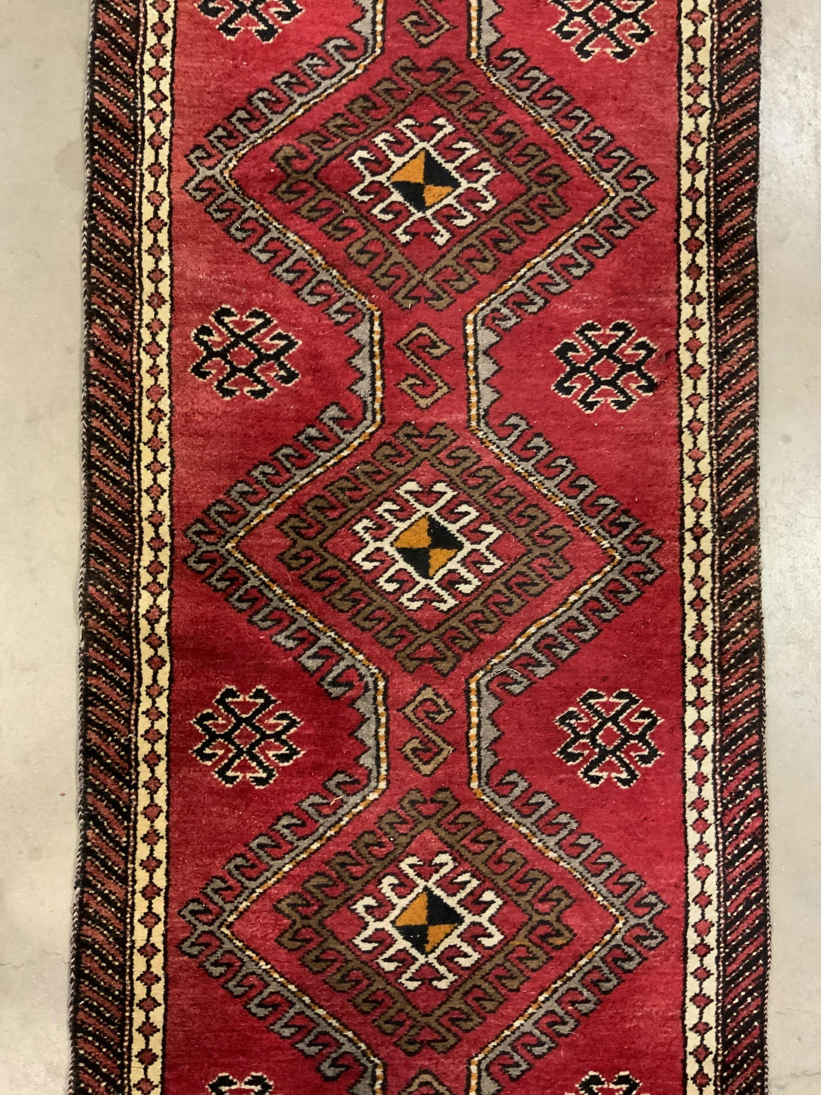 Vintage Handmade Turkish Kazak Wool Runner (1 of 9)