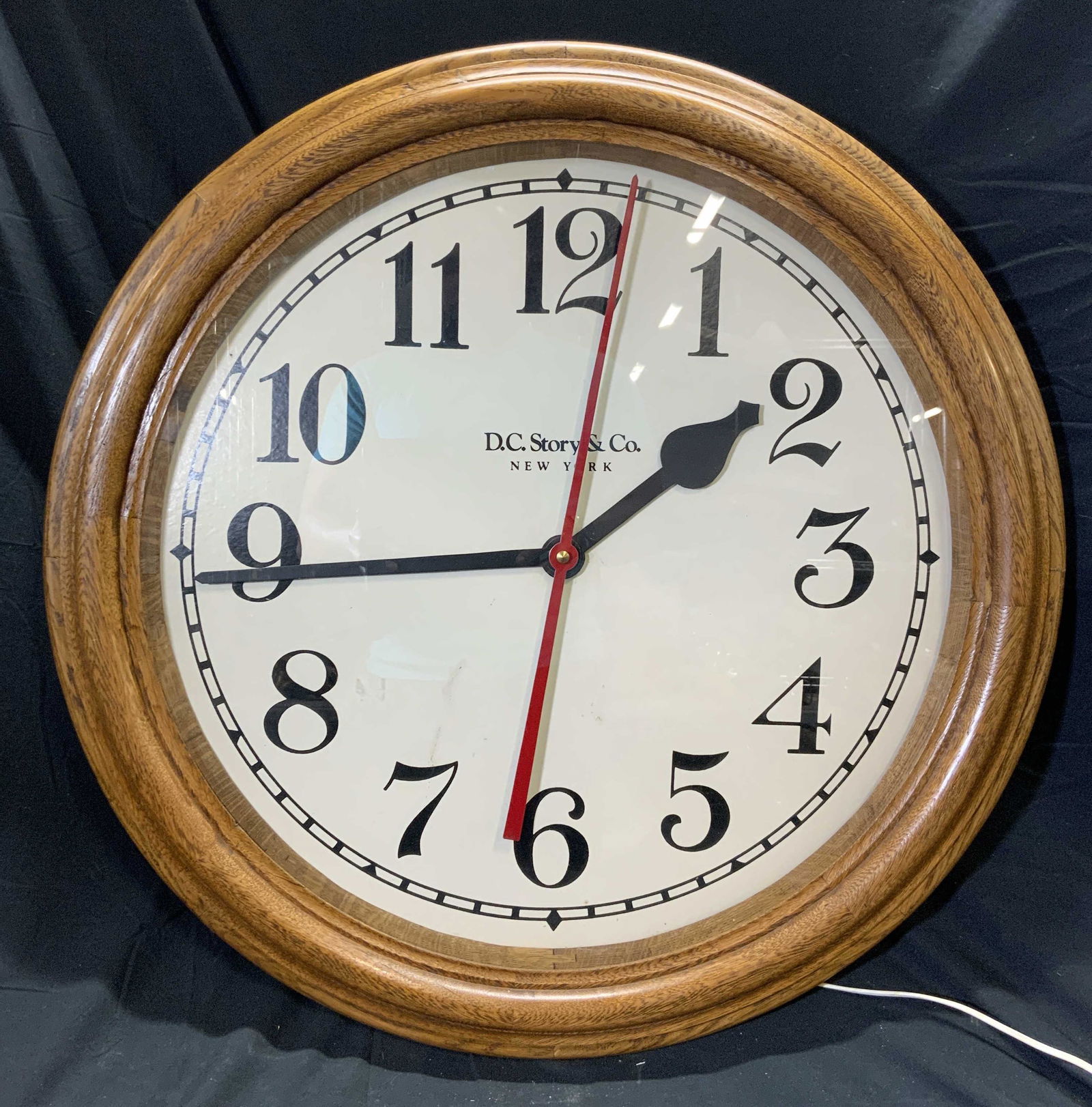 DC STORY & CO NEW YORK Wall Clock 2ft3in (1 of 8)