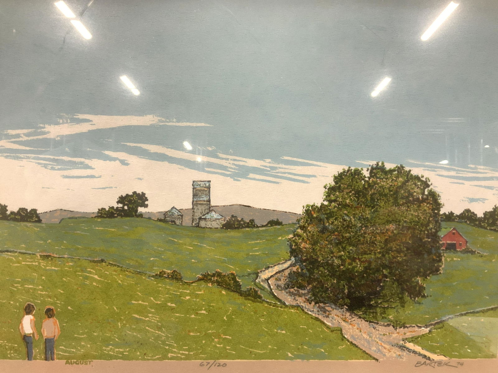 Tom BARTEK Signed Landscape Litho (1 of 10)