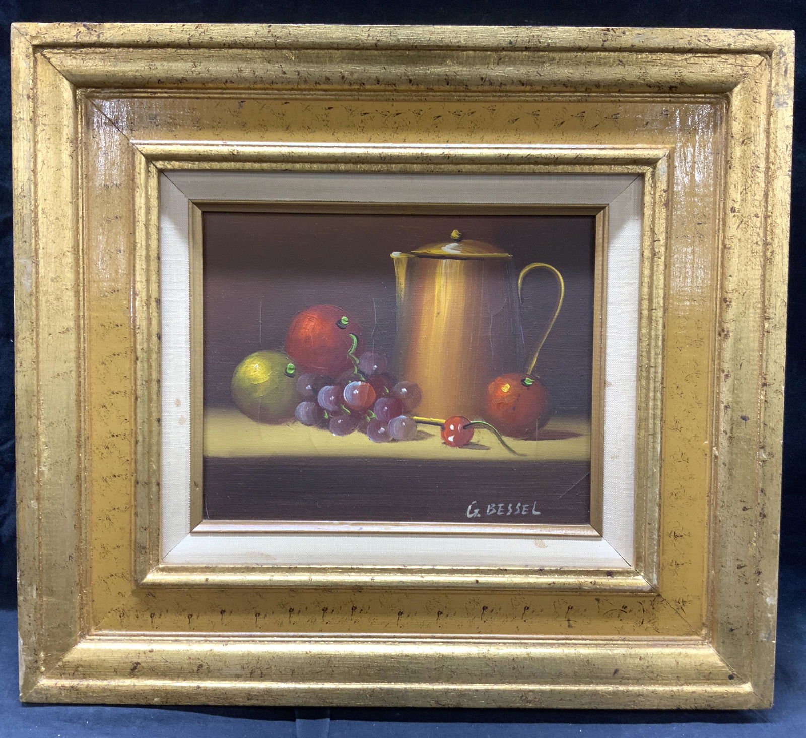 G.Bessel Signed Still Life Oil Painting (1 of 8)