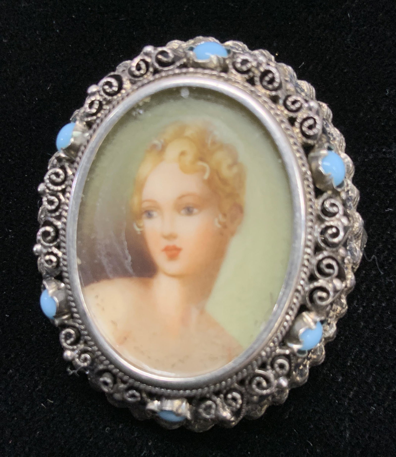 .800 Silver Arts and Crafts Era Brooch, Jewelry (1 of 7)