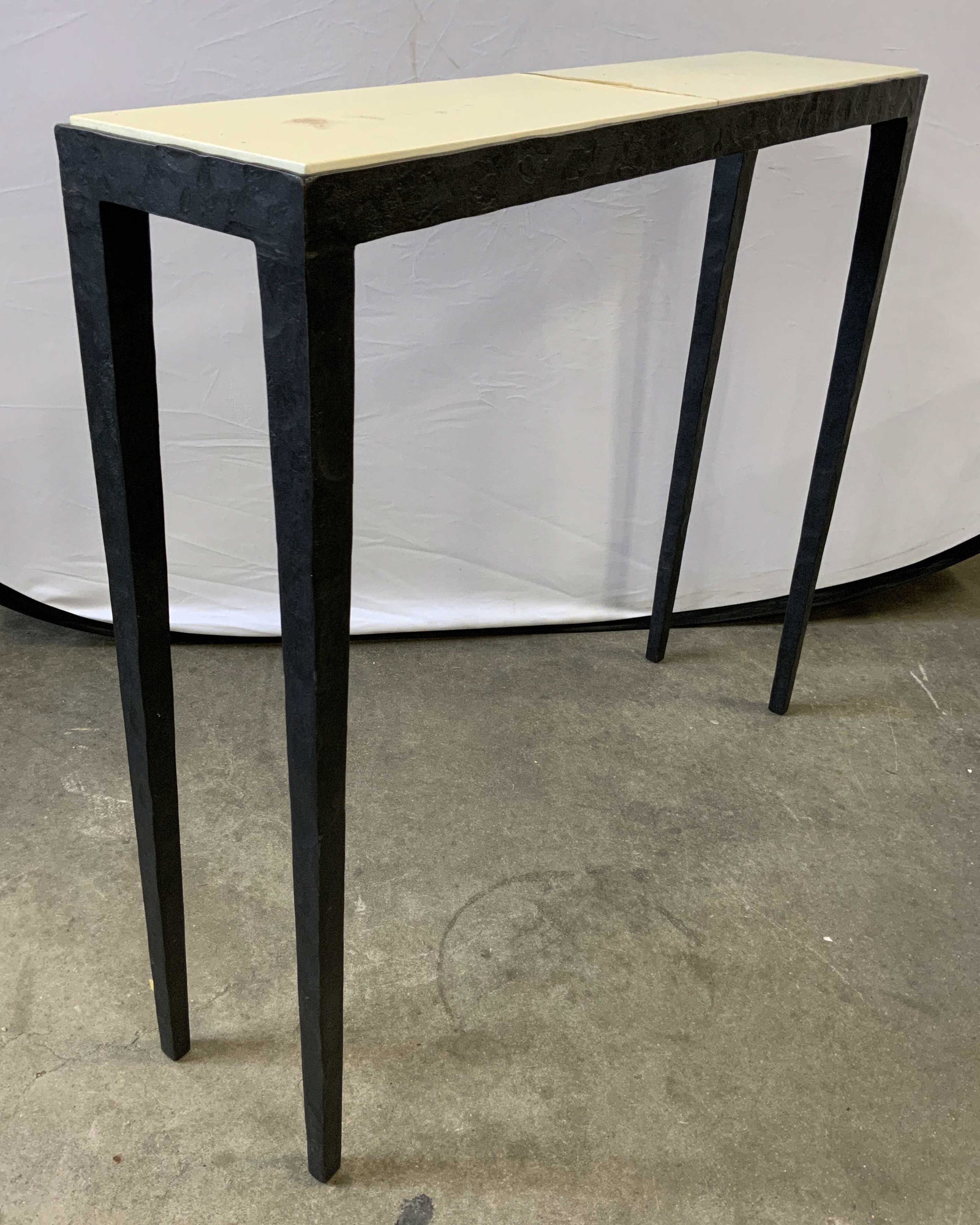 HOLLY HUNT Iron & Parchment PARCHEMIN CONSOLE (1 of 9)