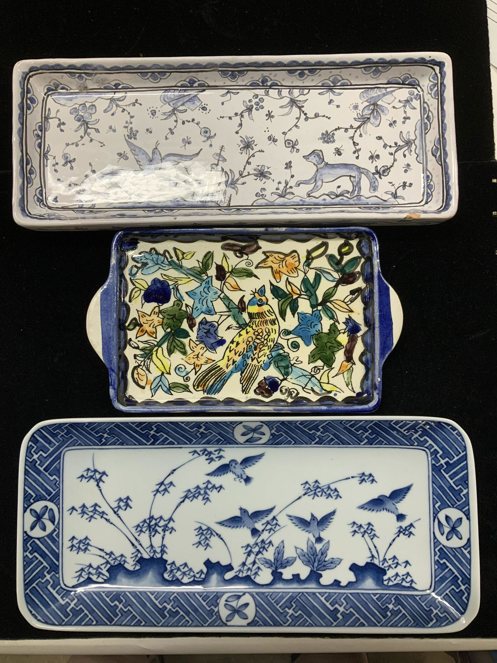 3 Porcelain & Ceramic Serving Trays (1 of 8)