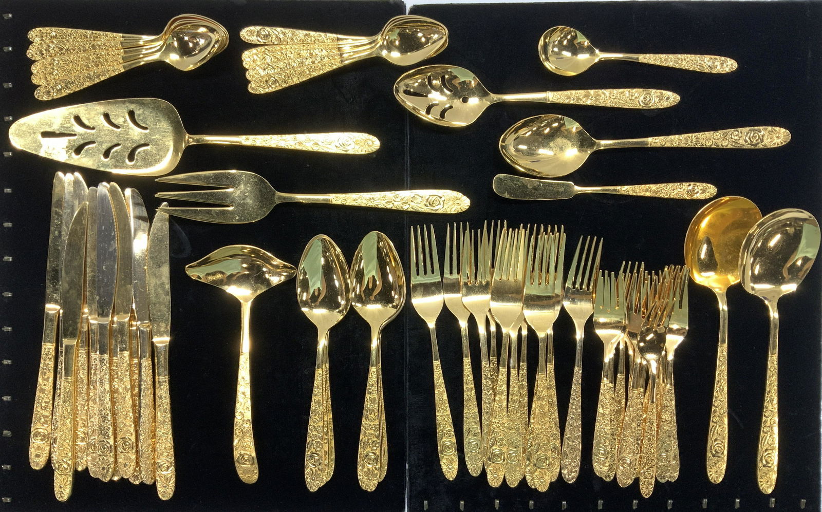 Stanley Roberts 23k Gold EP Stainless Flatware 66 (1 of 7)