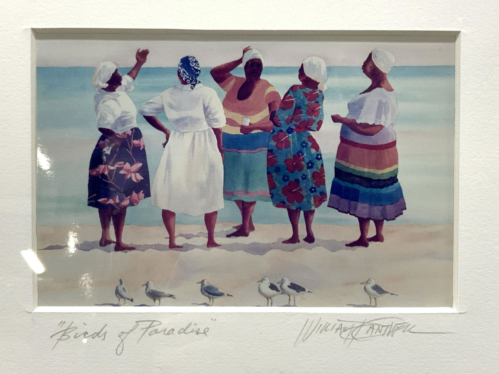 William Cantwell Birds Of Paradise Serigraph (1 of 8)