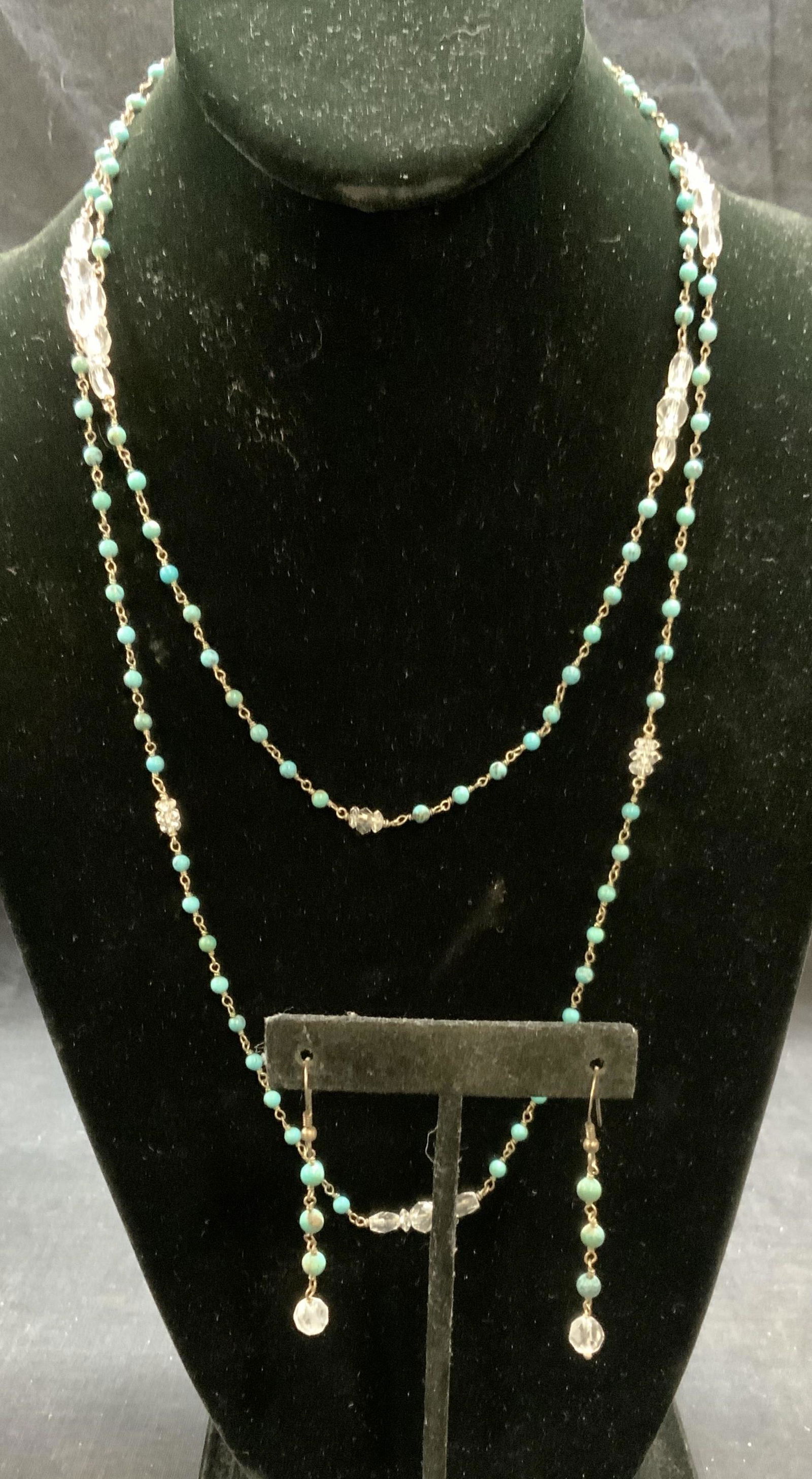 Deb Guyot Sterling Slvr & Turquoise Jewelry Set 2 (1 of 9)