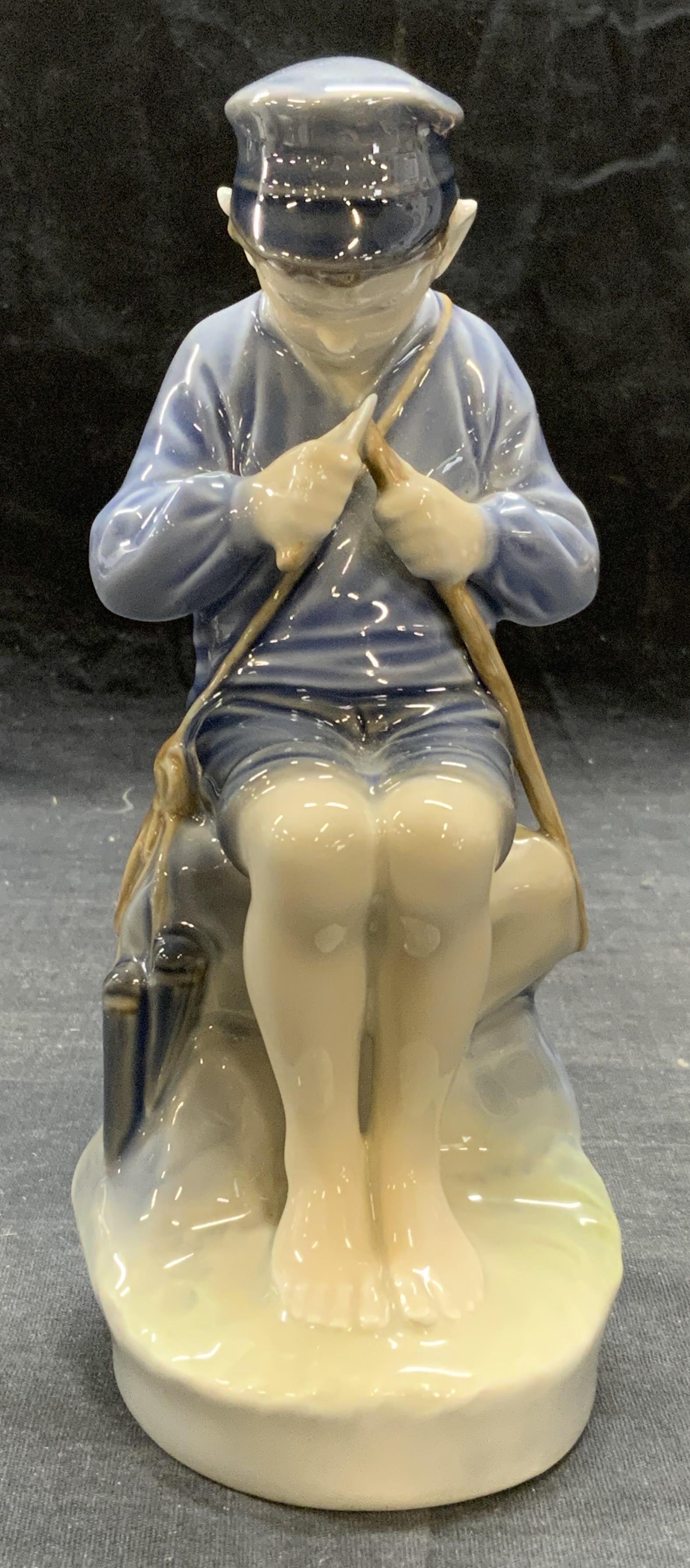 Royal Copenhagen Porcelain Boy Figural Denmark (1 of 6)