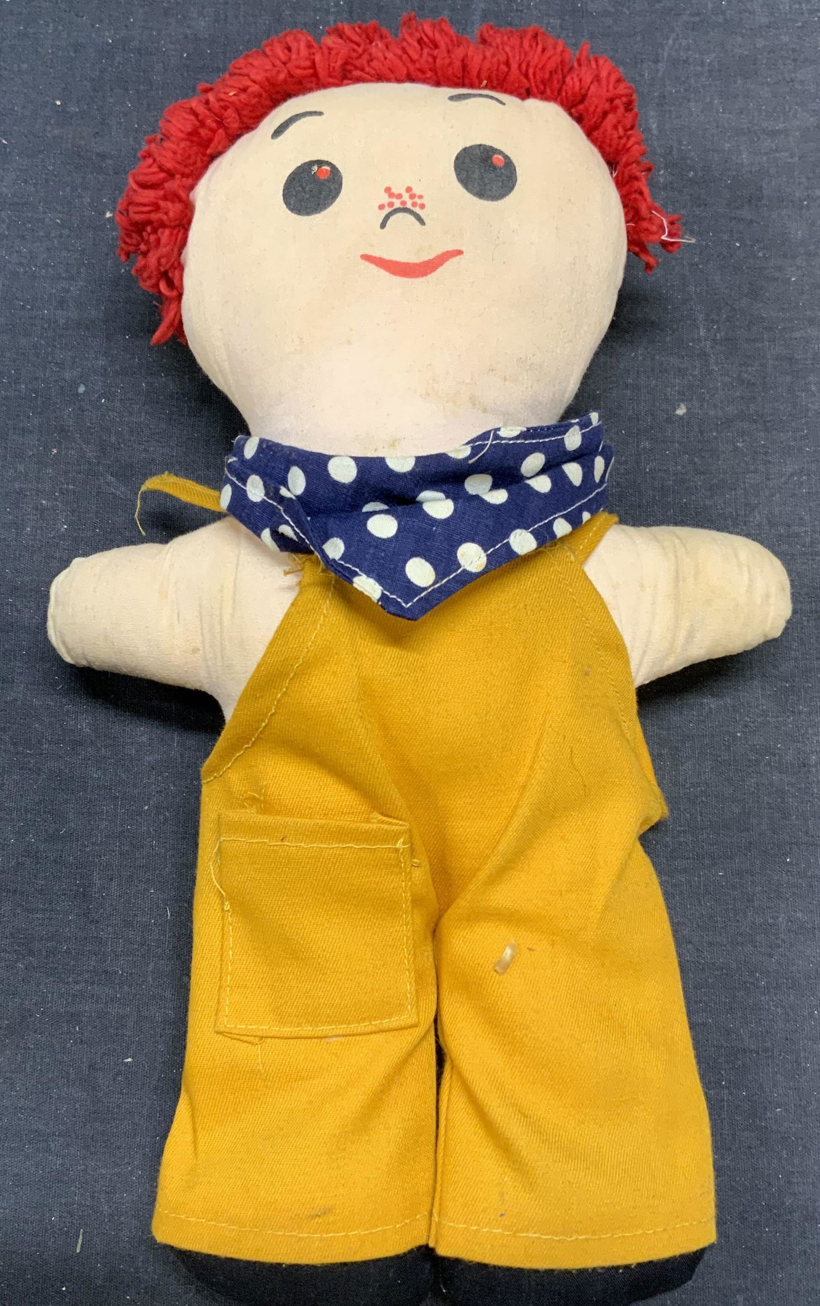 Vintage Raggedy Andy Fabric Rag Doll (1 of 6)