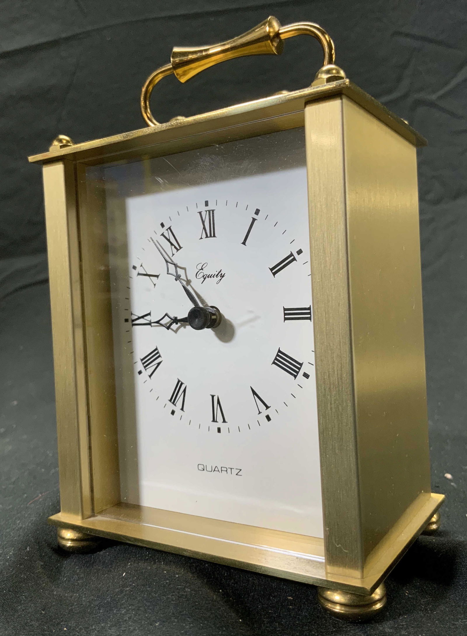 EQUITY QUARTZ Brass Carriage Clock (1 of 8)