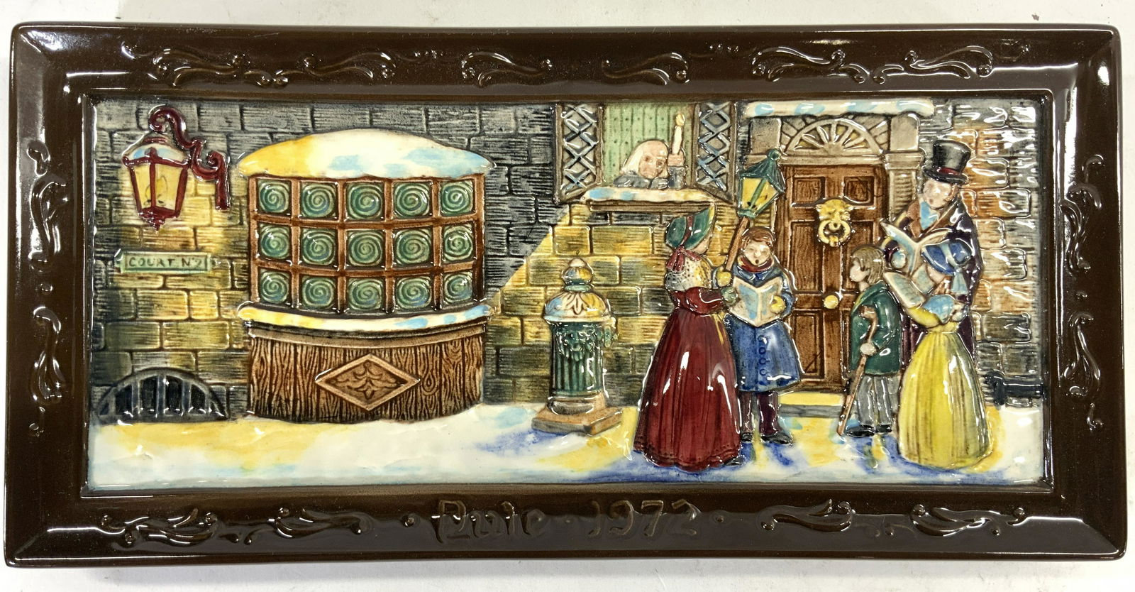 ROYAL DOULTON Beswick Vtg Wall Plaque 1972 Xmas (1 of 6)