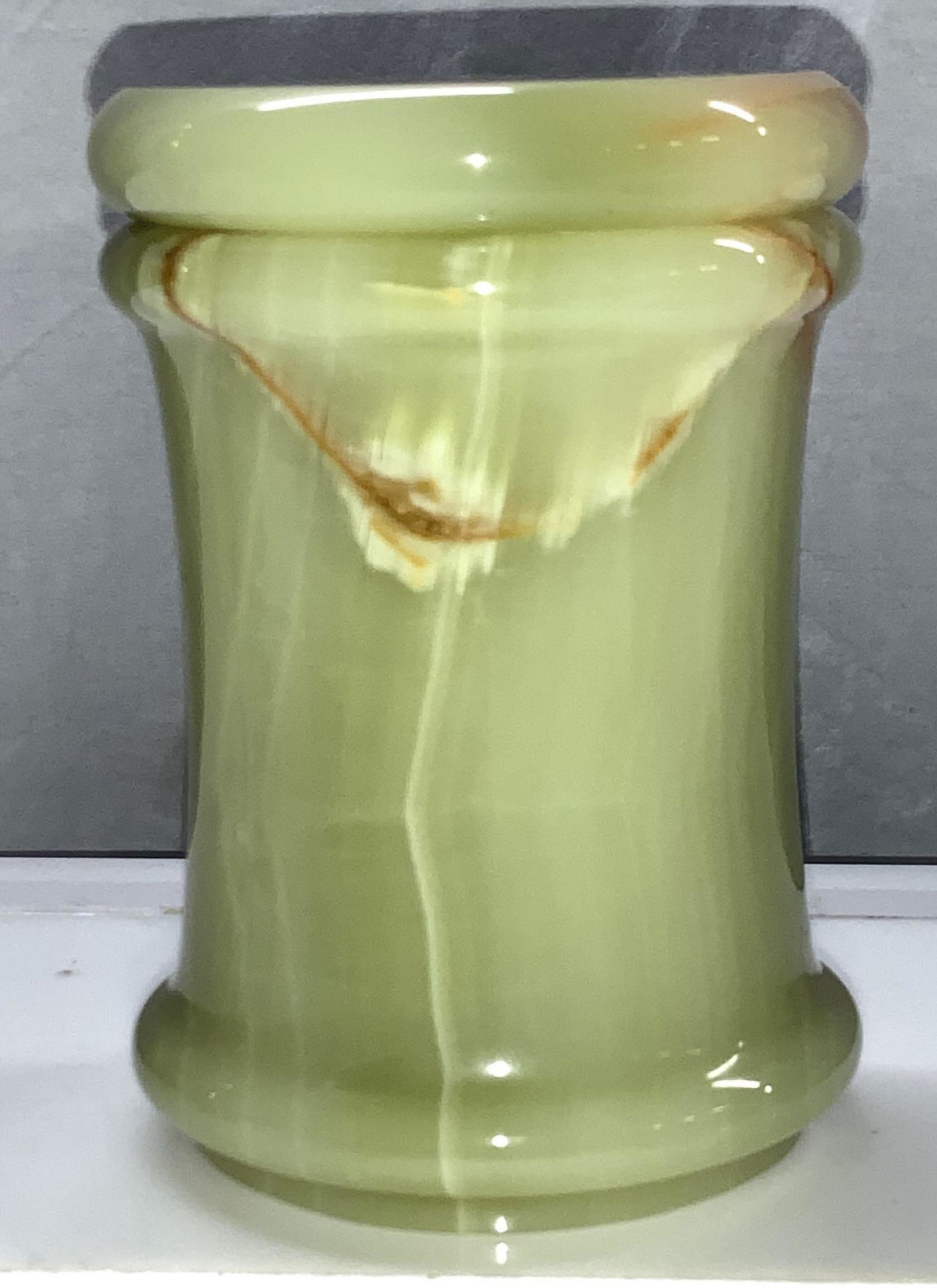 Polished Stone Lidded Vessel (1 of 7)