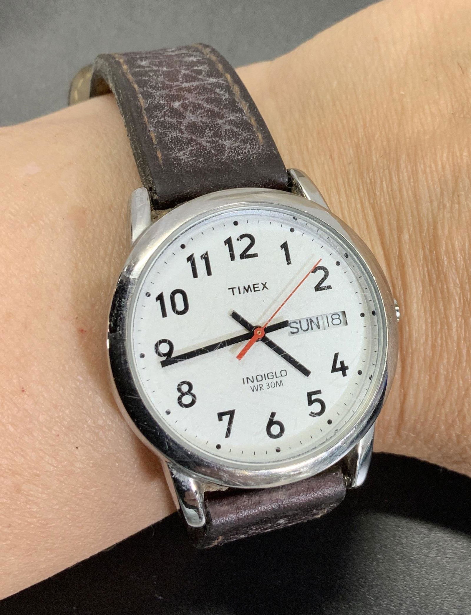 TIMEX INDIGLO Watch with Leather Band (1 of 6)