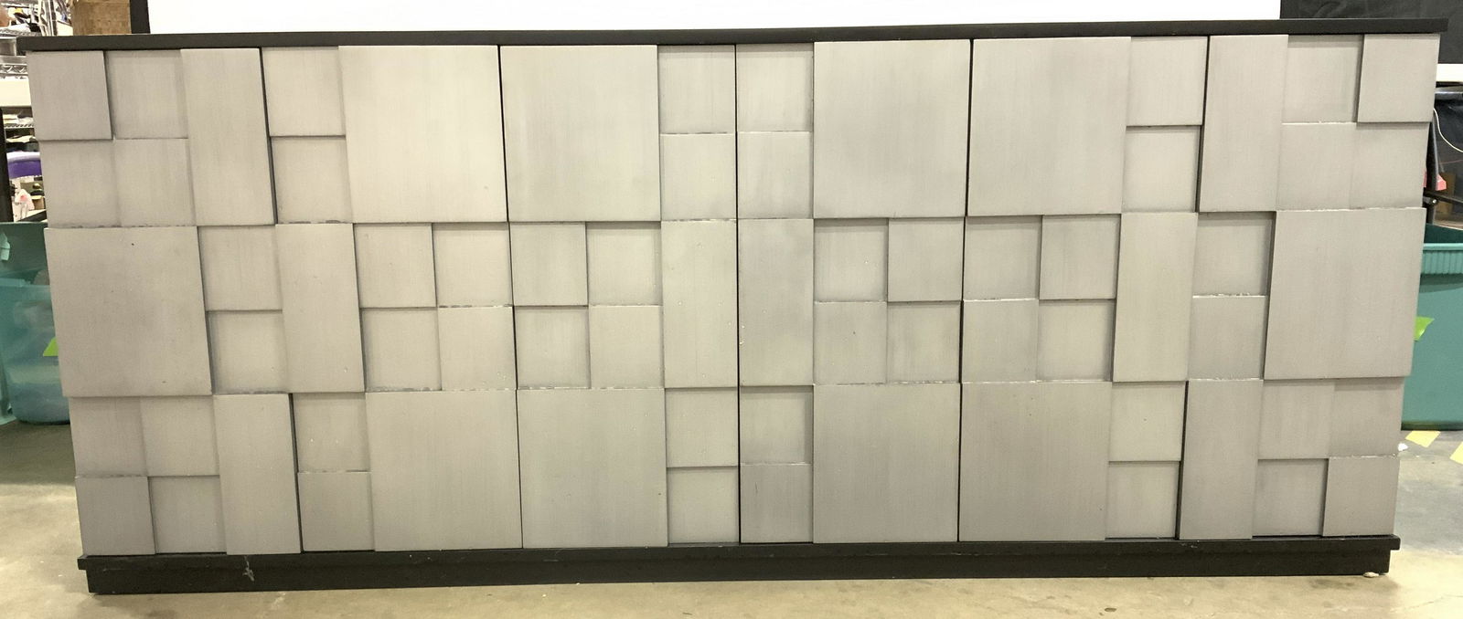 Modernist Sideboard W Cabinets & Shelves (1 of 8)