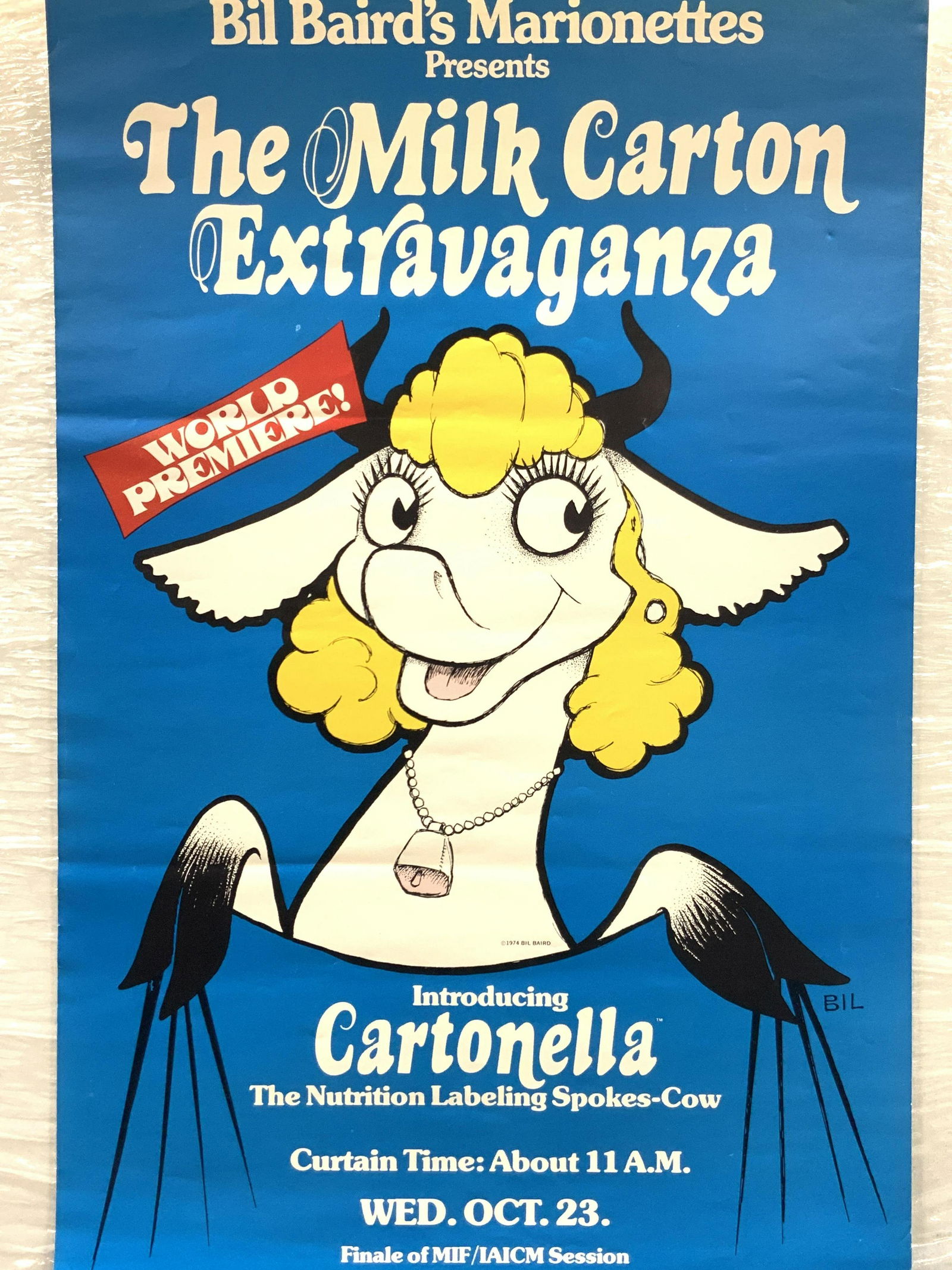 The Milk Carton Extravaganza 1974 Advert Litho (1 of 9)