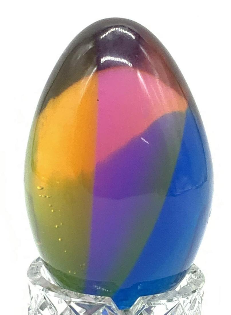 Multi Chrome Resin Egg (1 of 8)