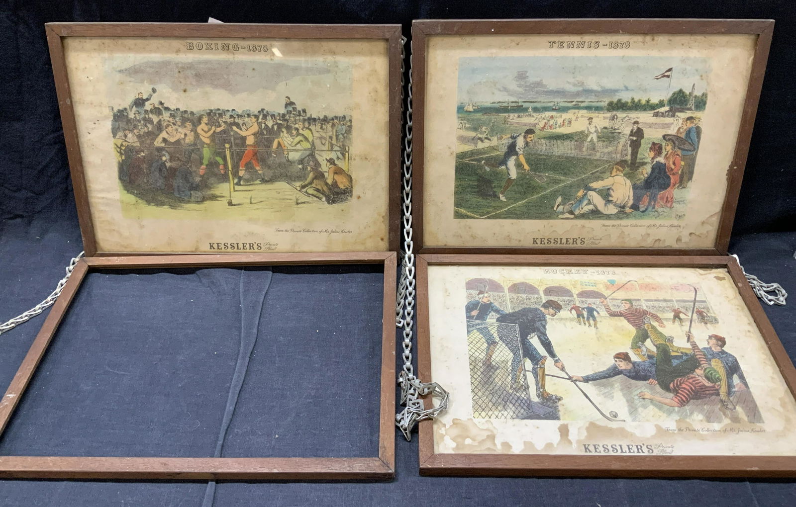 Kessler Whiskey Colored Lithographs (1 of 10)