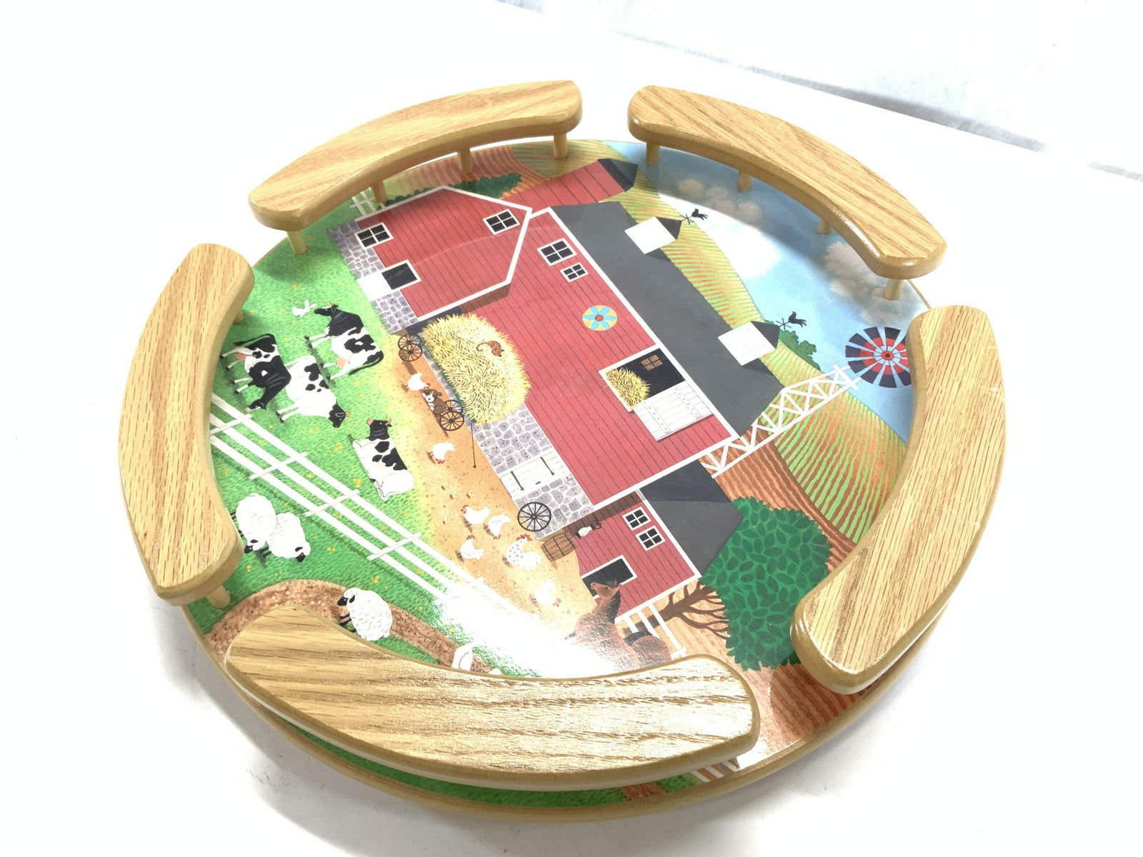 Animal Farm Motif Centerpiece Lazy Susan (1 of 7)
