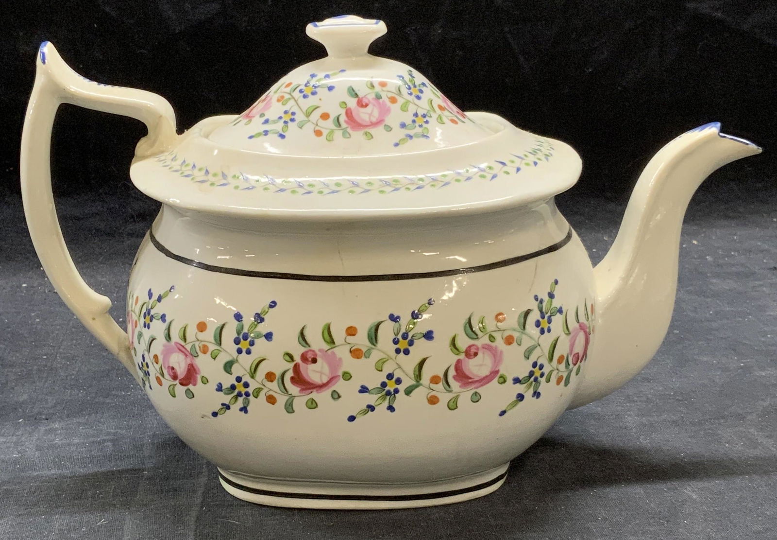 Vintage Floral Ceramic Teapot (1 of 6)
