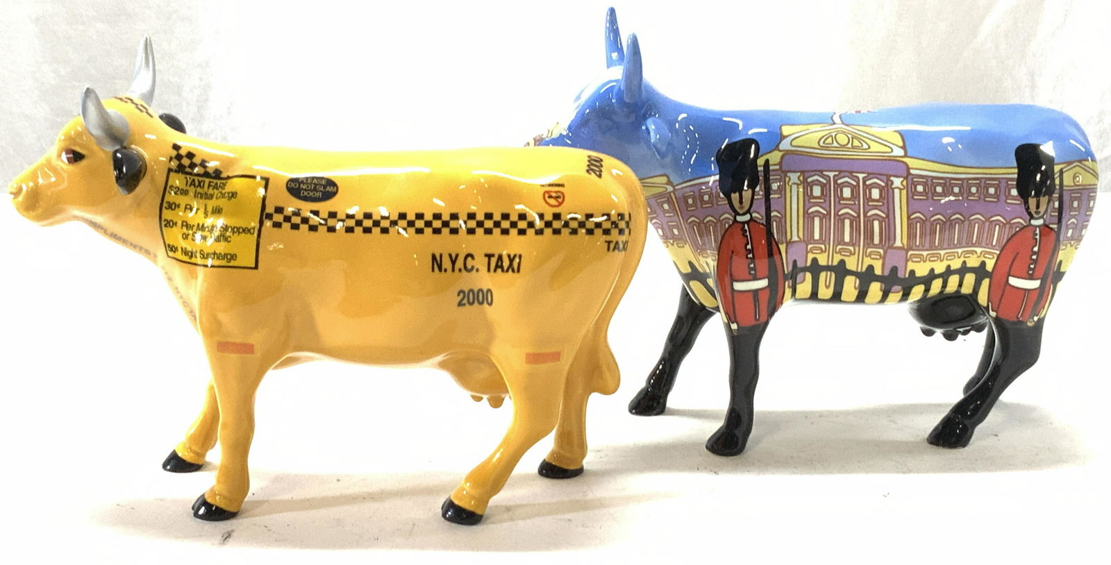 Pair COW PARADE Porcelain Cow Figurals (1 of 7)