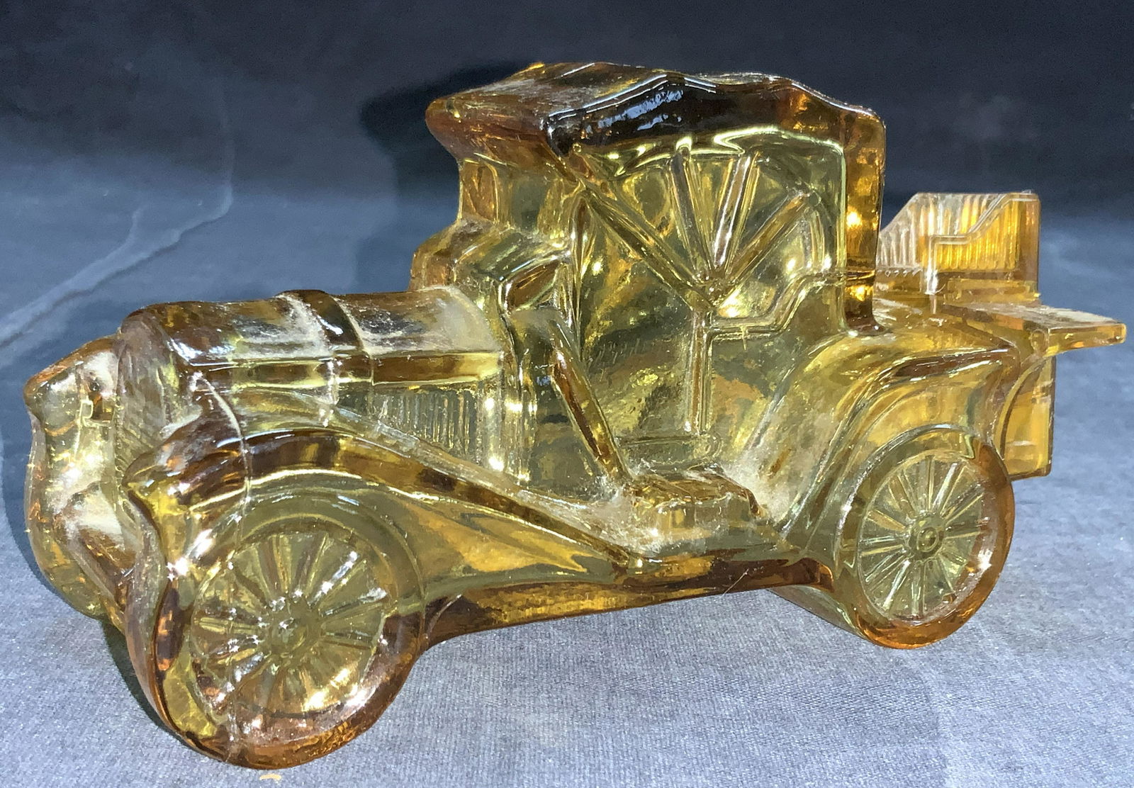 Vintage AVON Packard Roadster Amber Glass Bottle (1 of 7)