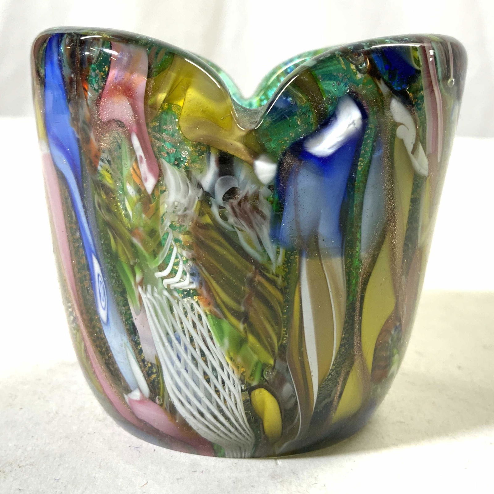 AVEM MURANO ZANFIRICO BIZANTINO Tutti Frutti Vase (1 of 7)