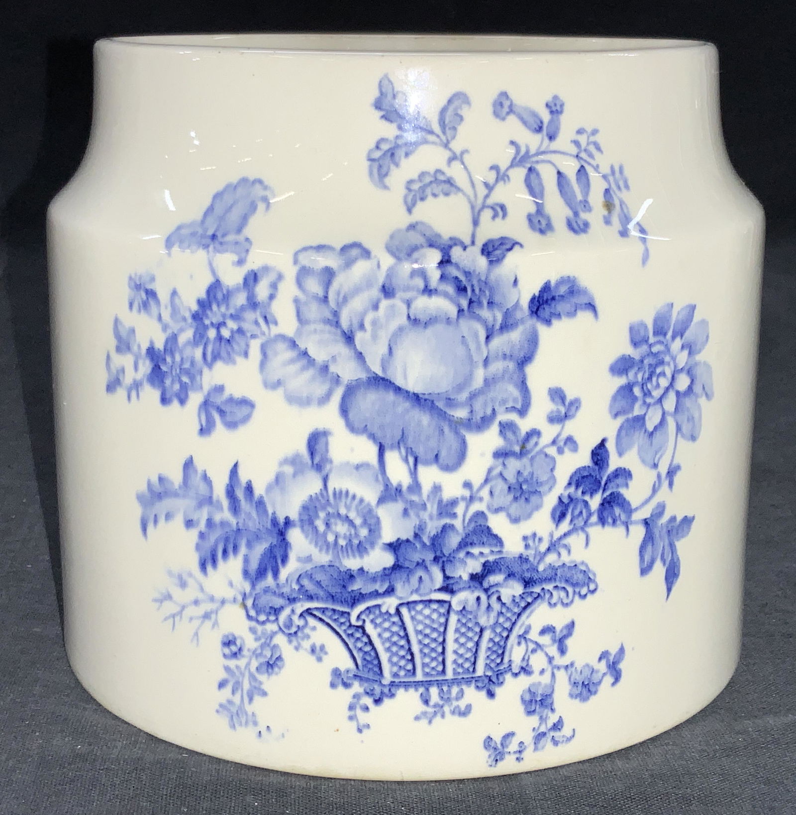 Crown Devon Painted Ceramic Vessel, England (1 of 6)