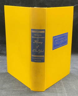 Special Edt Knickerbockers History of New York: Special Edition hardcover copy of Diedrich Knickerbockers History of New York by Washington Irving. Original lithographs by Don Freeman. Published by The Heritage Press. Includes book sleeve. Measures