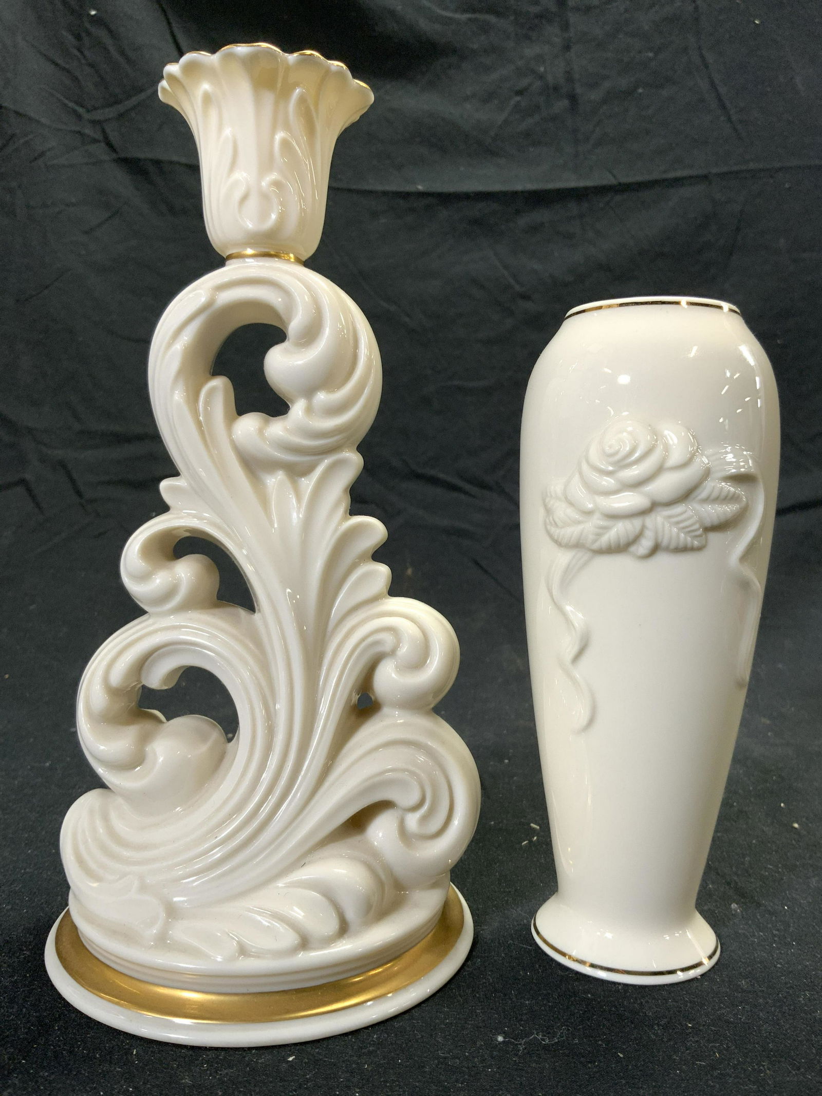 LENOX Lot 2 Candlestick & Vase Vessel (1 of 7)