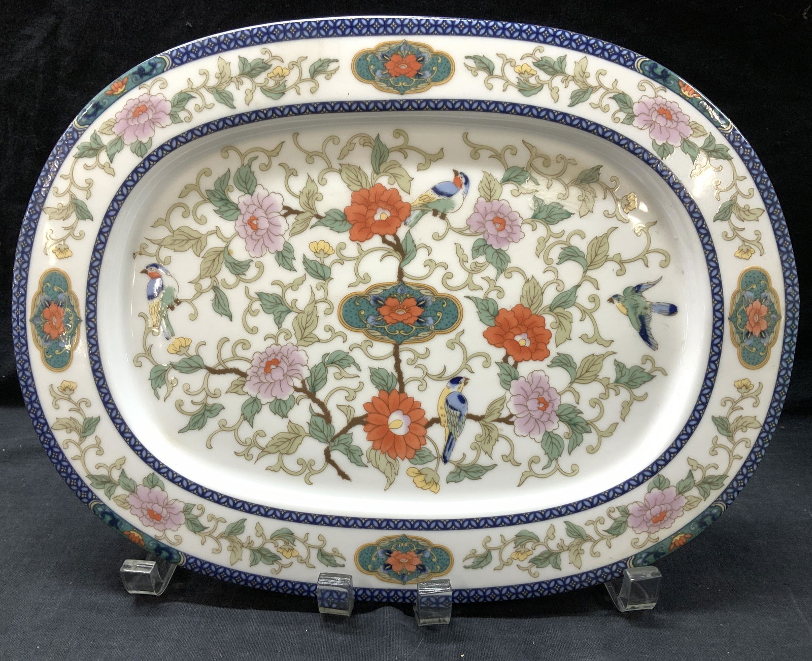 Distinctive Setting MING Asian Porcelain Platter (1 of 6)