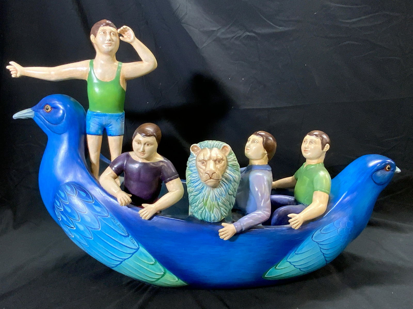 SERGIO BUSTAMANTE BIRD ARK Signed 23/50 Sculpture (1 of 20)