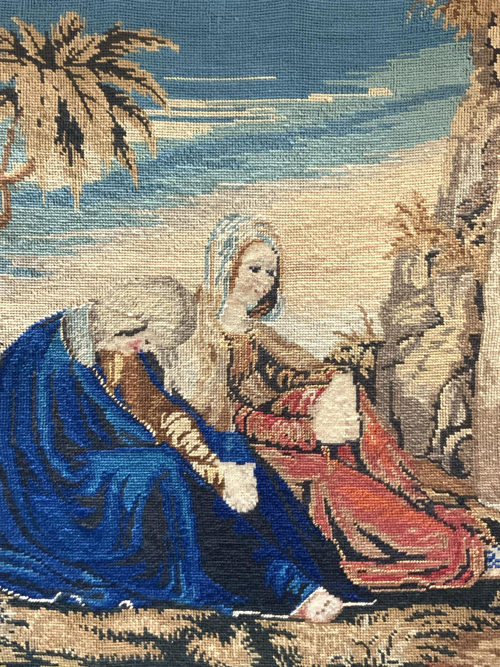 Framed Biblical Scene Needlepoint Artwork (1 of 11)