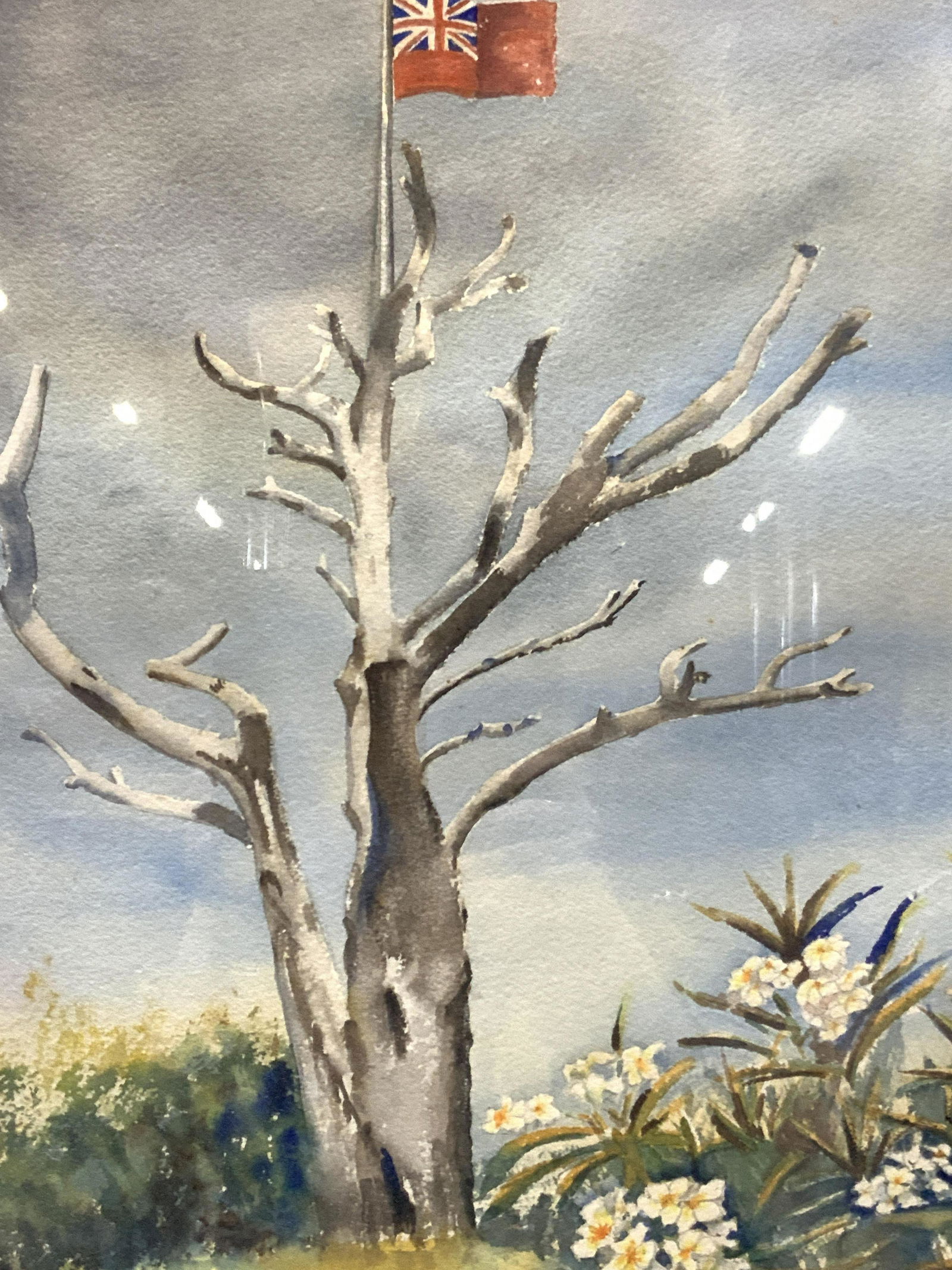 Framed Watercolor Landscape Painting (1 of 8)