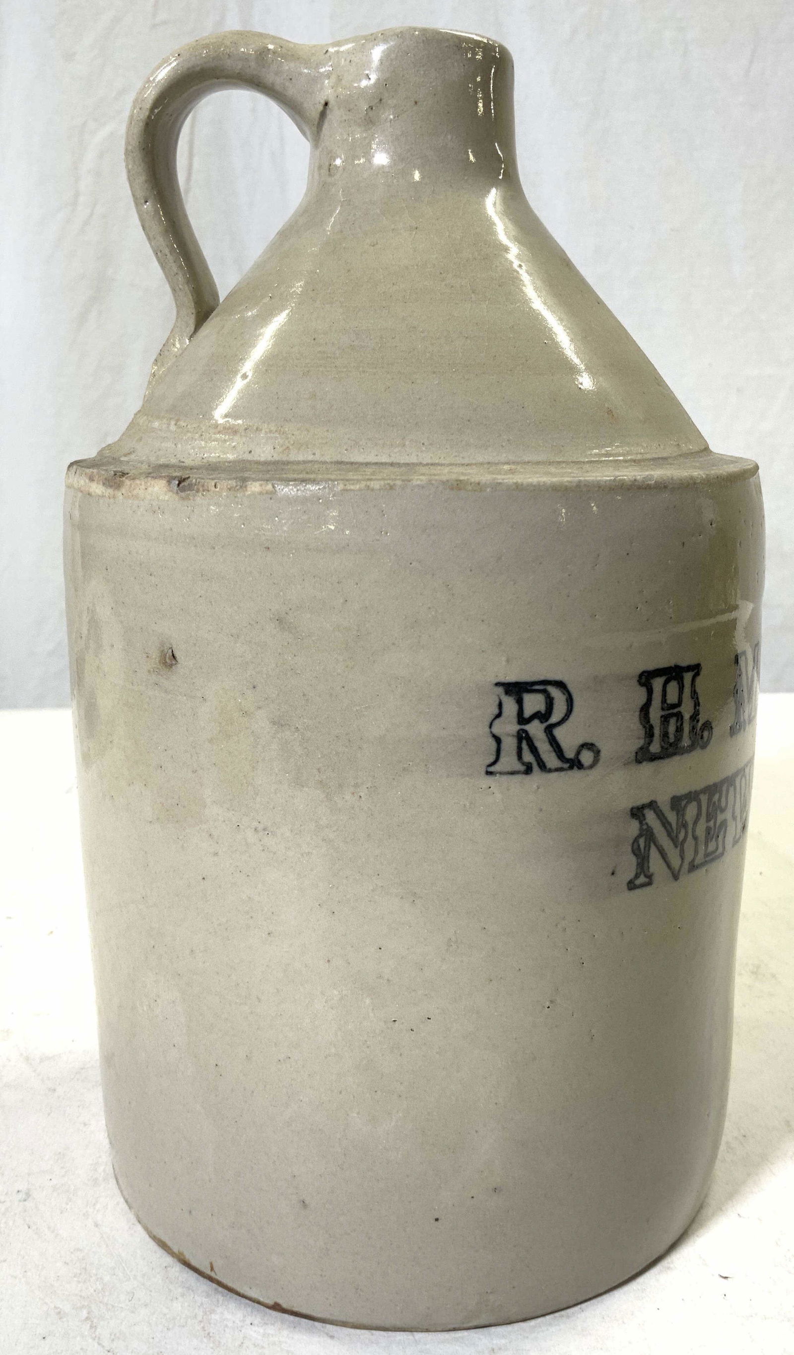 RH MACY & CO Antique Ceramic Milk Jug NY (1 of 7)